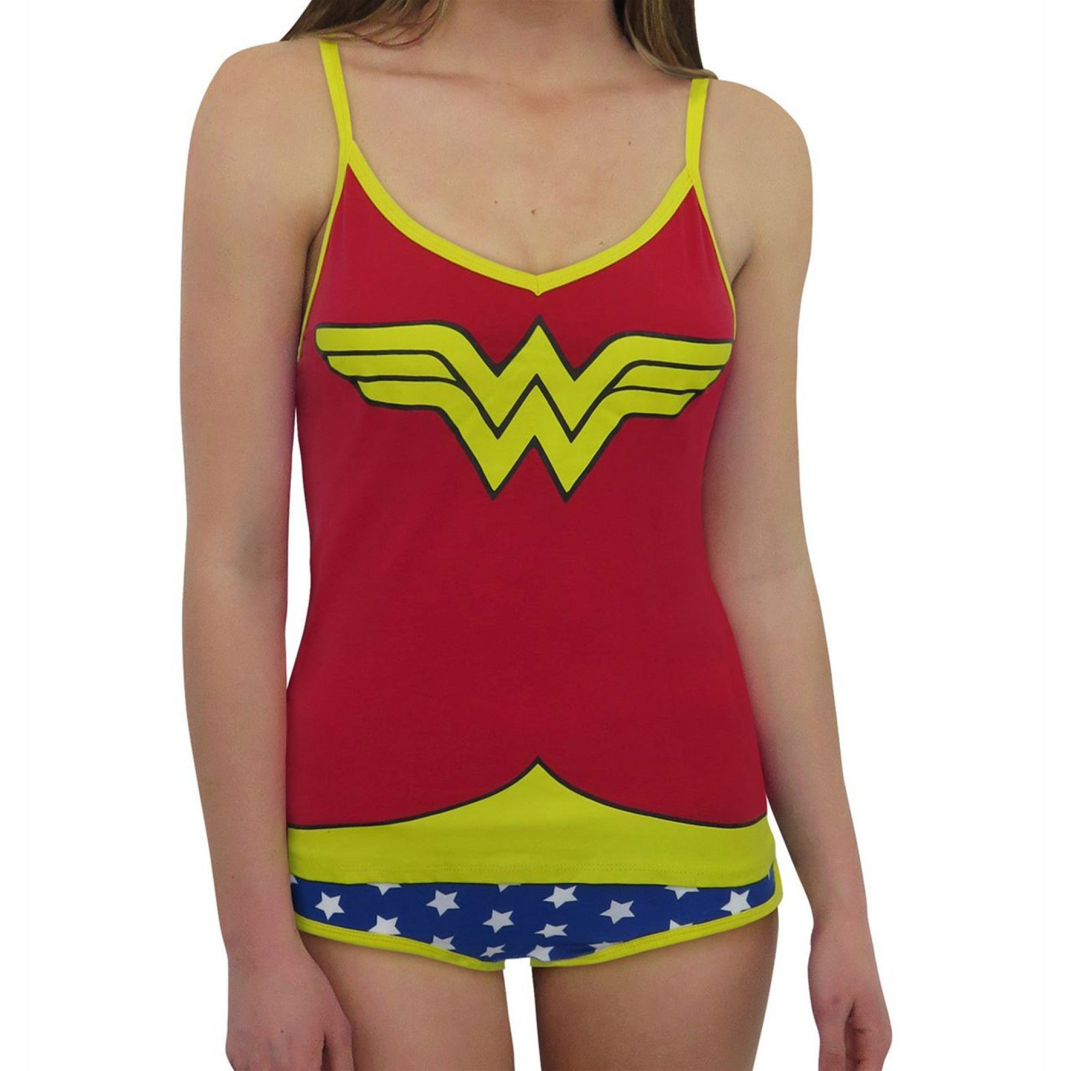 Superman Batman & Wonder Woman Cami and Panty Set Bundle