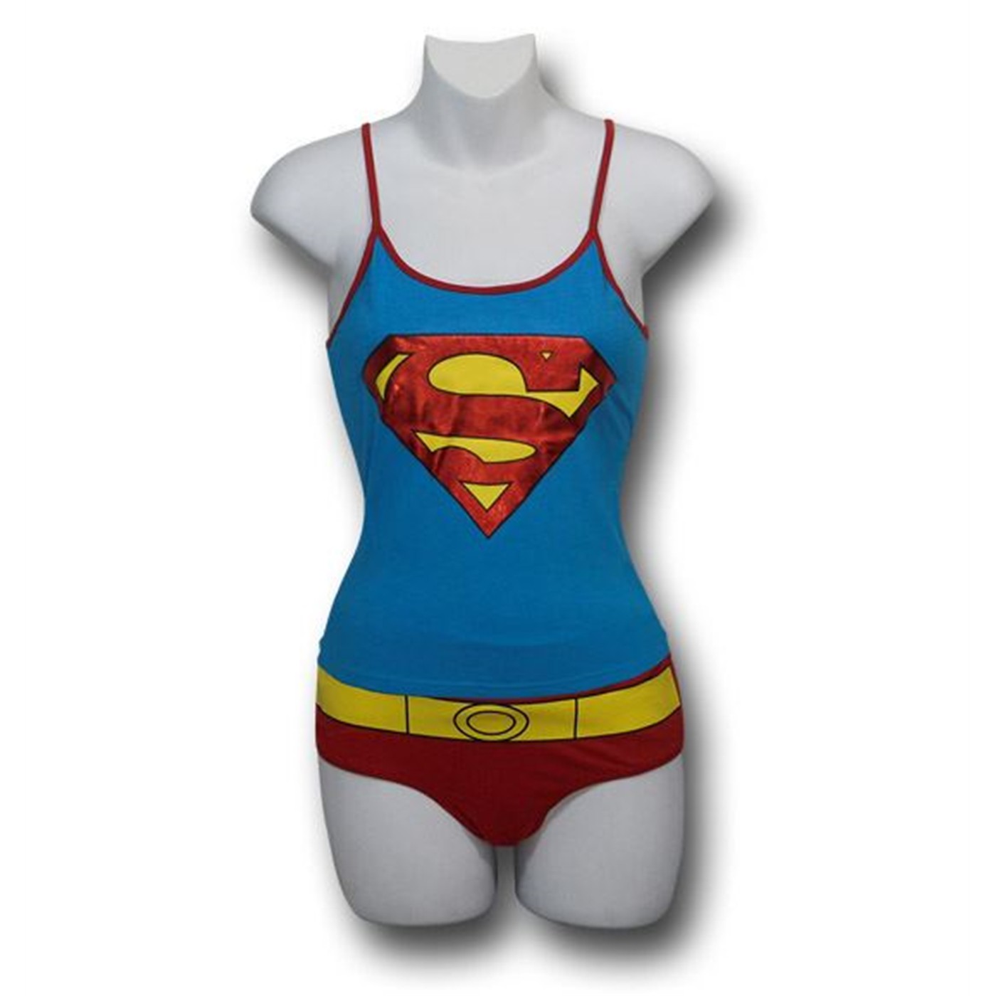 Wonder Woman Cami and Panty Lingerie Set-Large