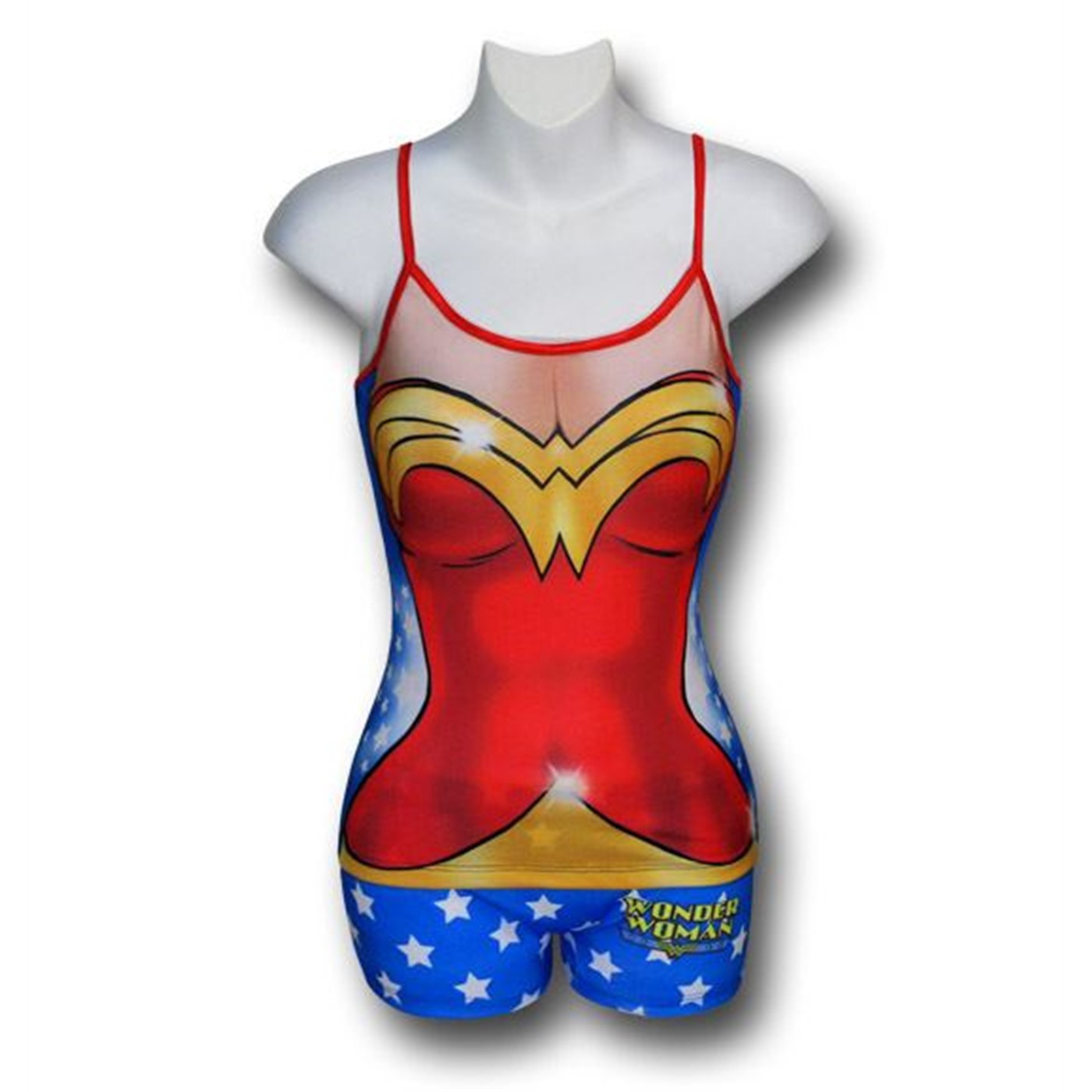 Wonder Woman Women's Costume Cami and Boyshorts Set