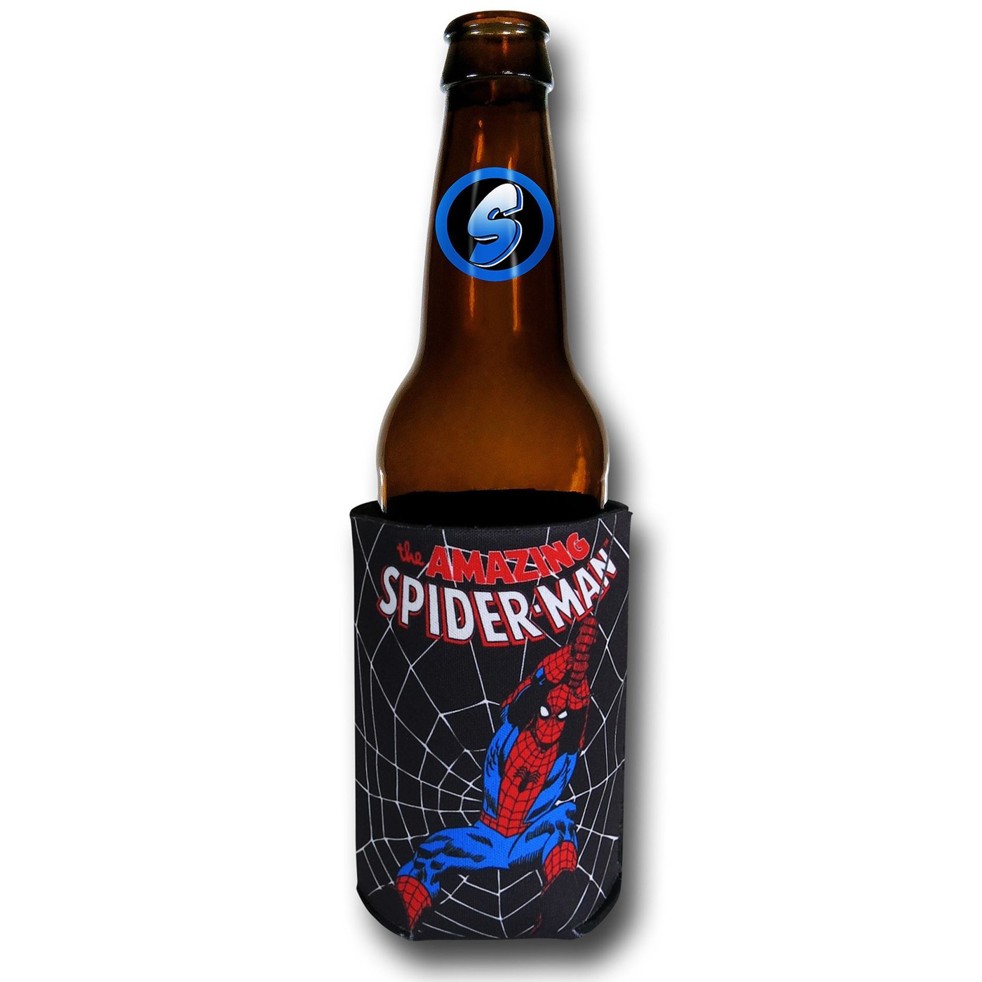 Spiderman Web Can and Bottle Cooler