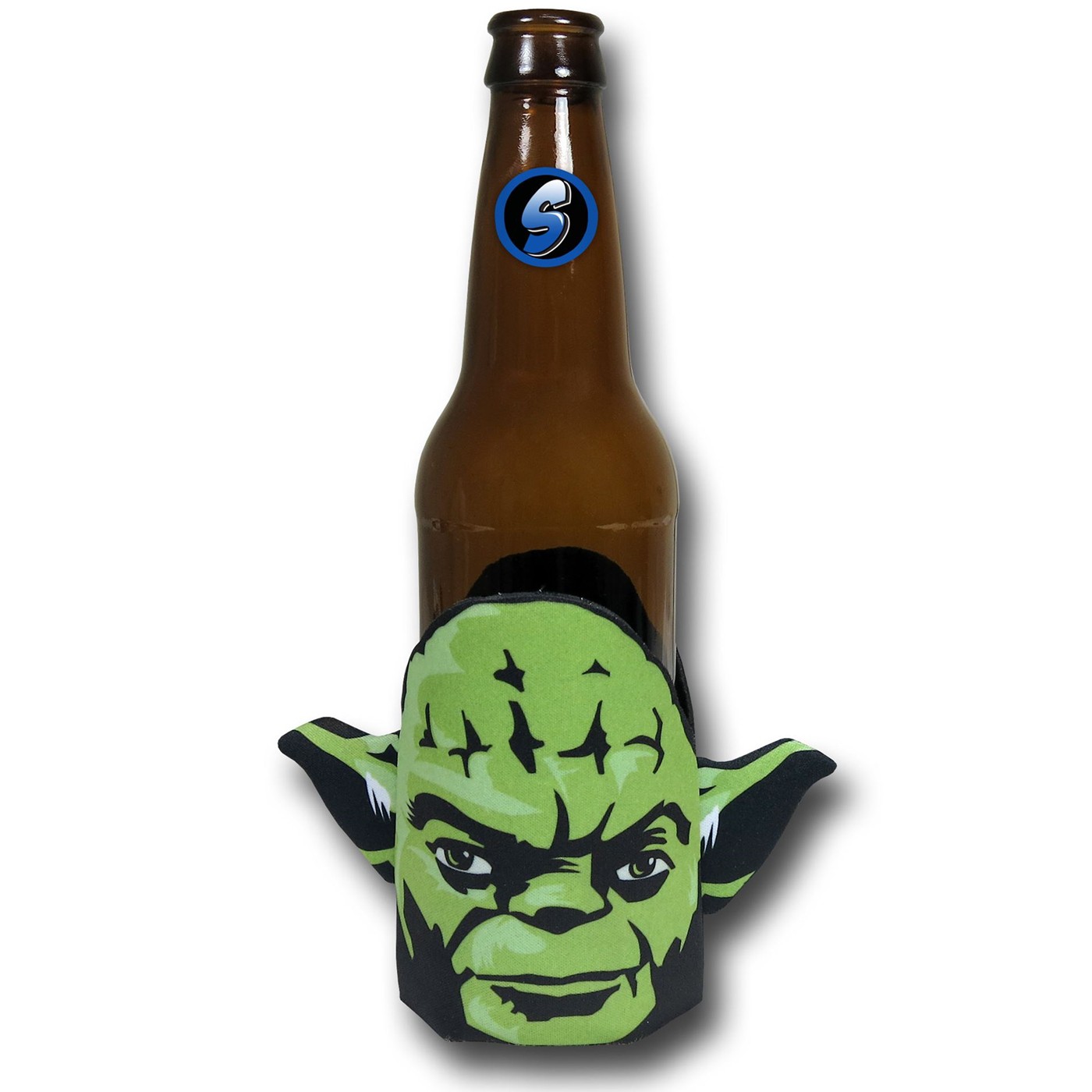 Yoda Can and Bottle Cooler with Ears
