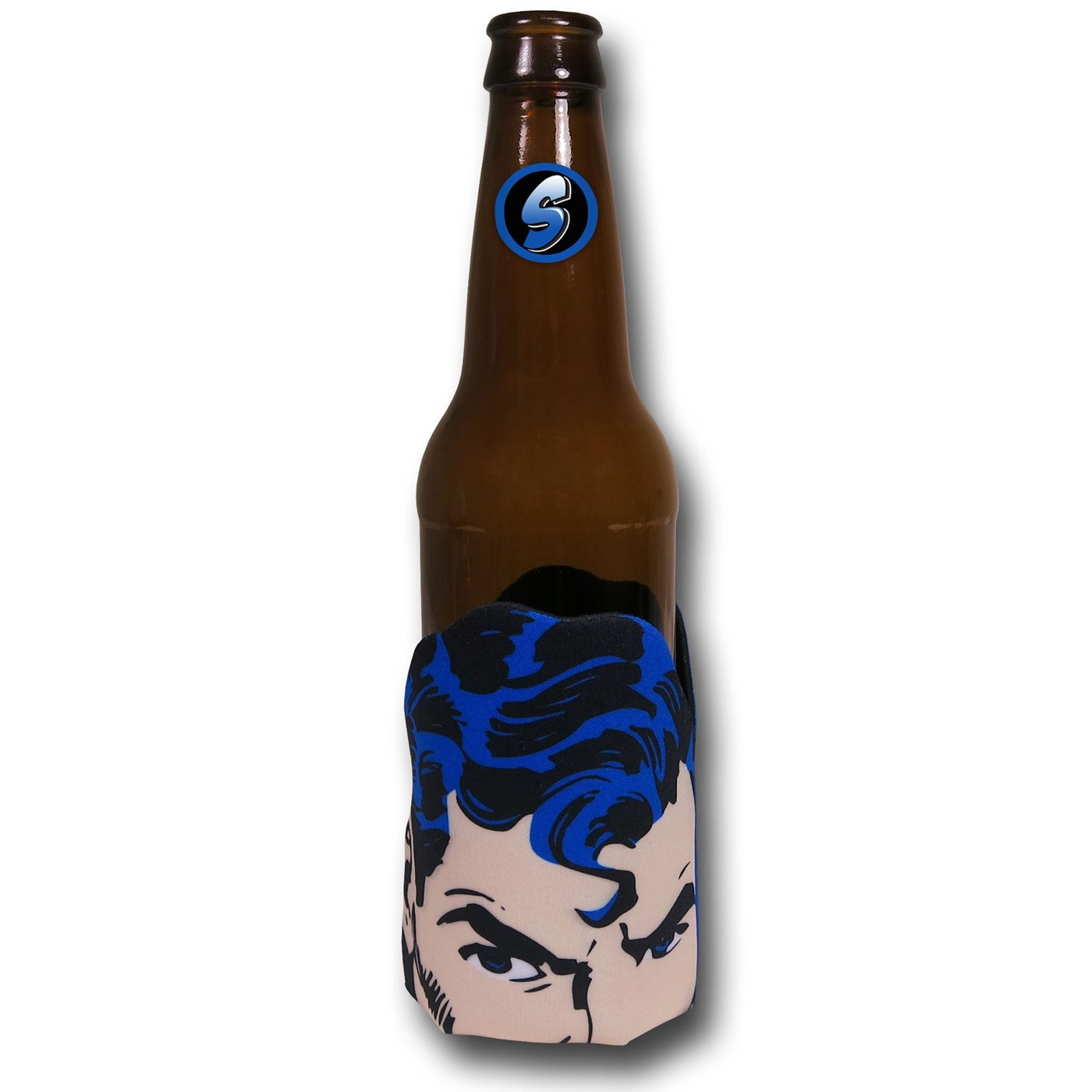 Superman Face Can and Bottle Cooler