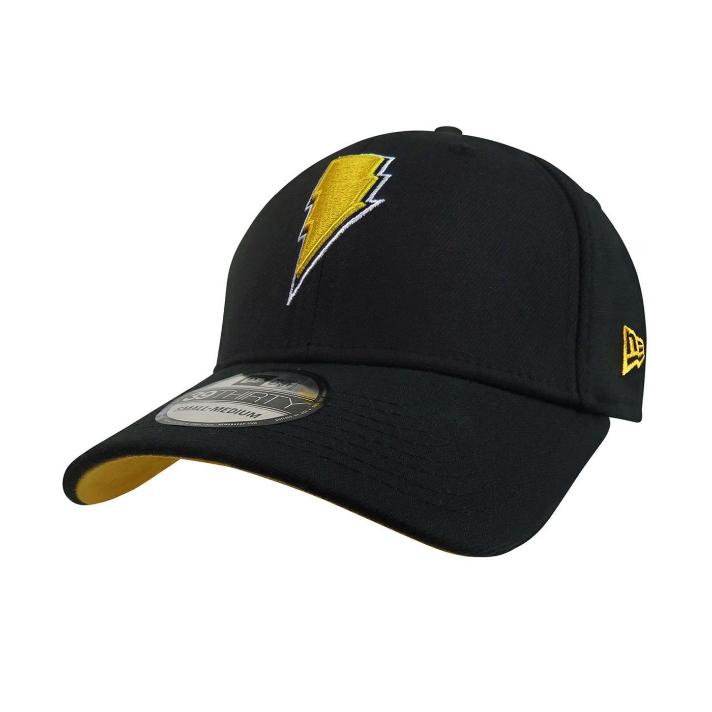 Black Adam Lightning 39Thirty Fitted Hat