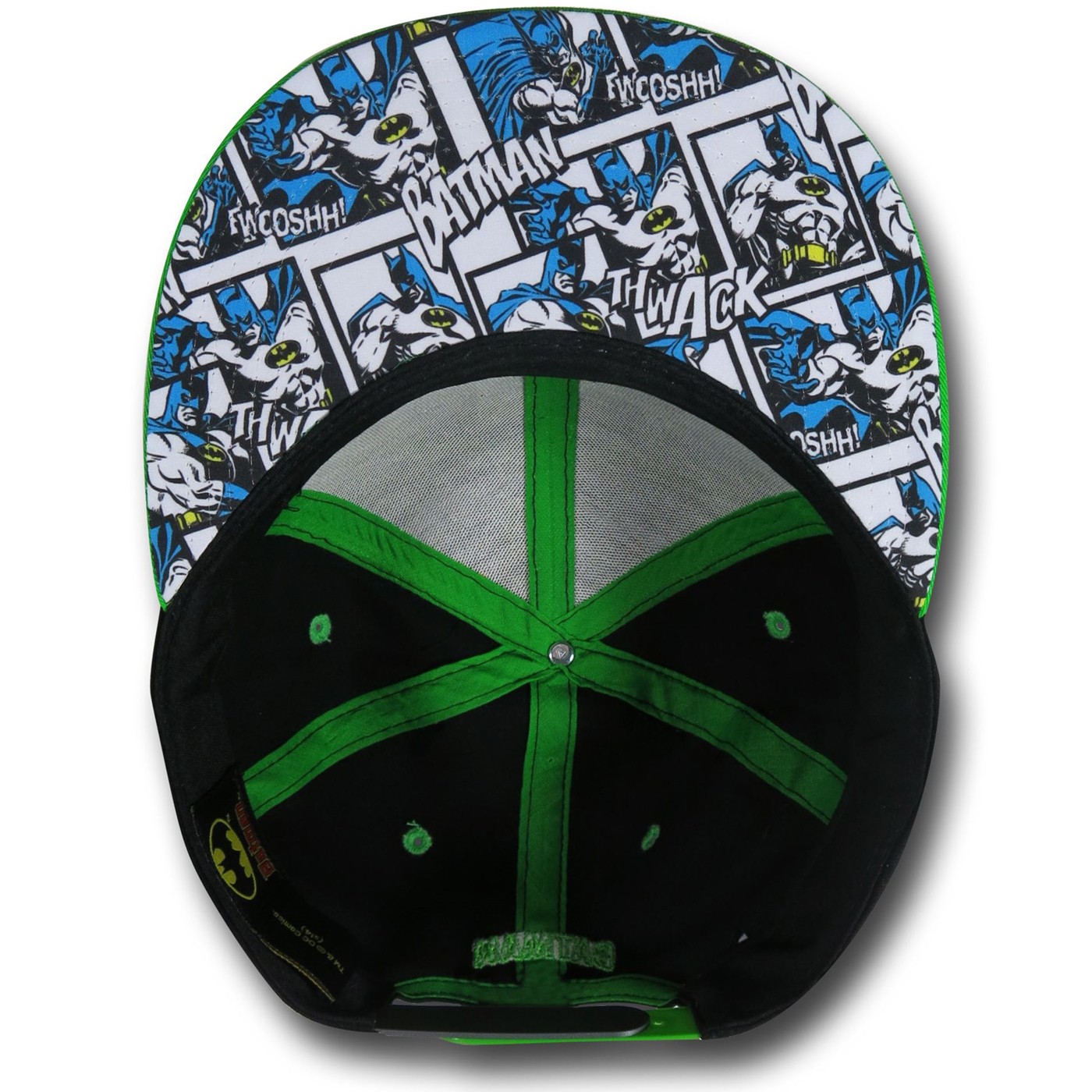 Batman Big Symbol Green Bill Snapback Hat