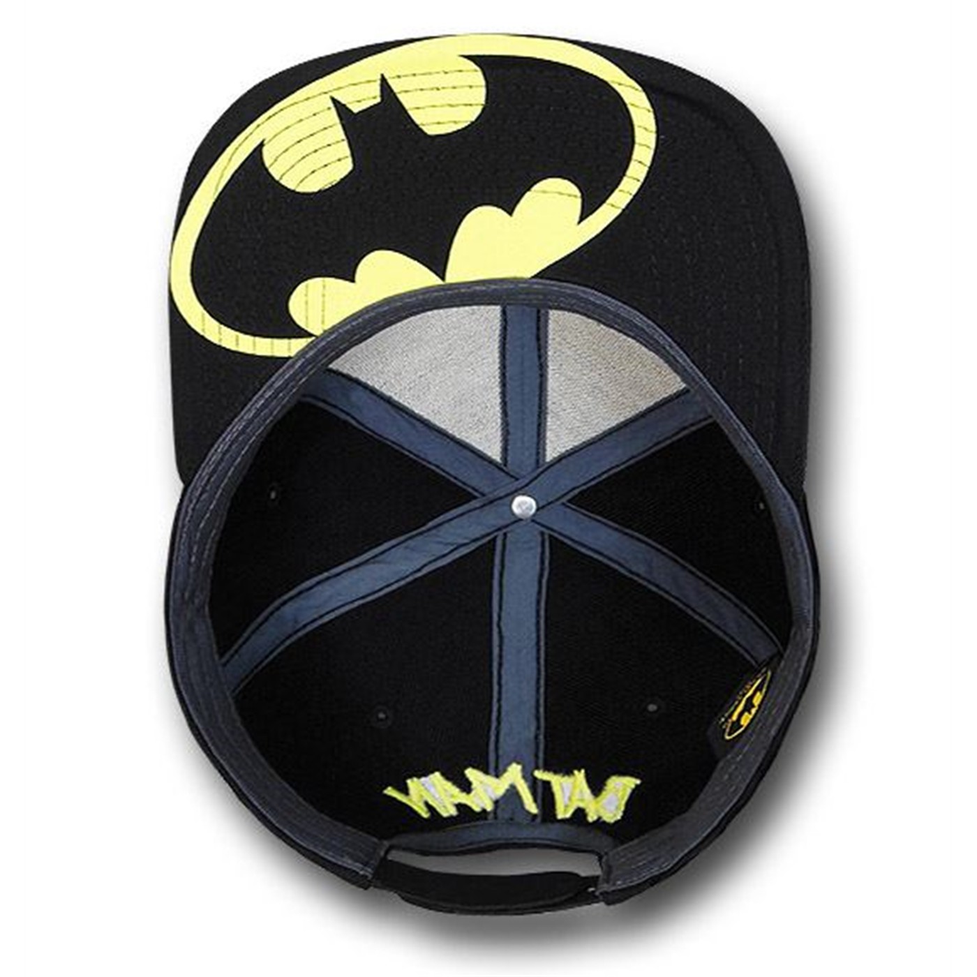 Batman Logo In Symbol Black Snapback Hat