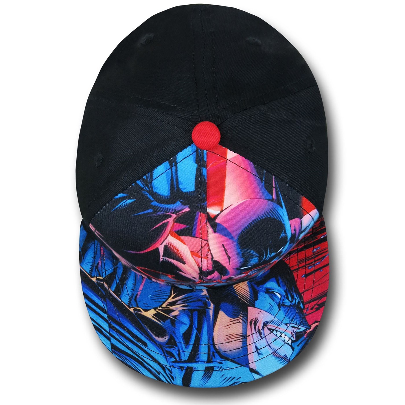 Batman Sublimated Panel Flatbill Hat