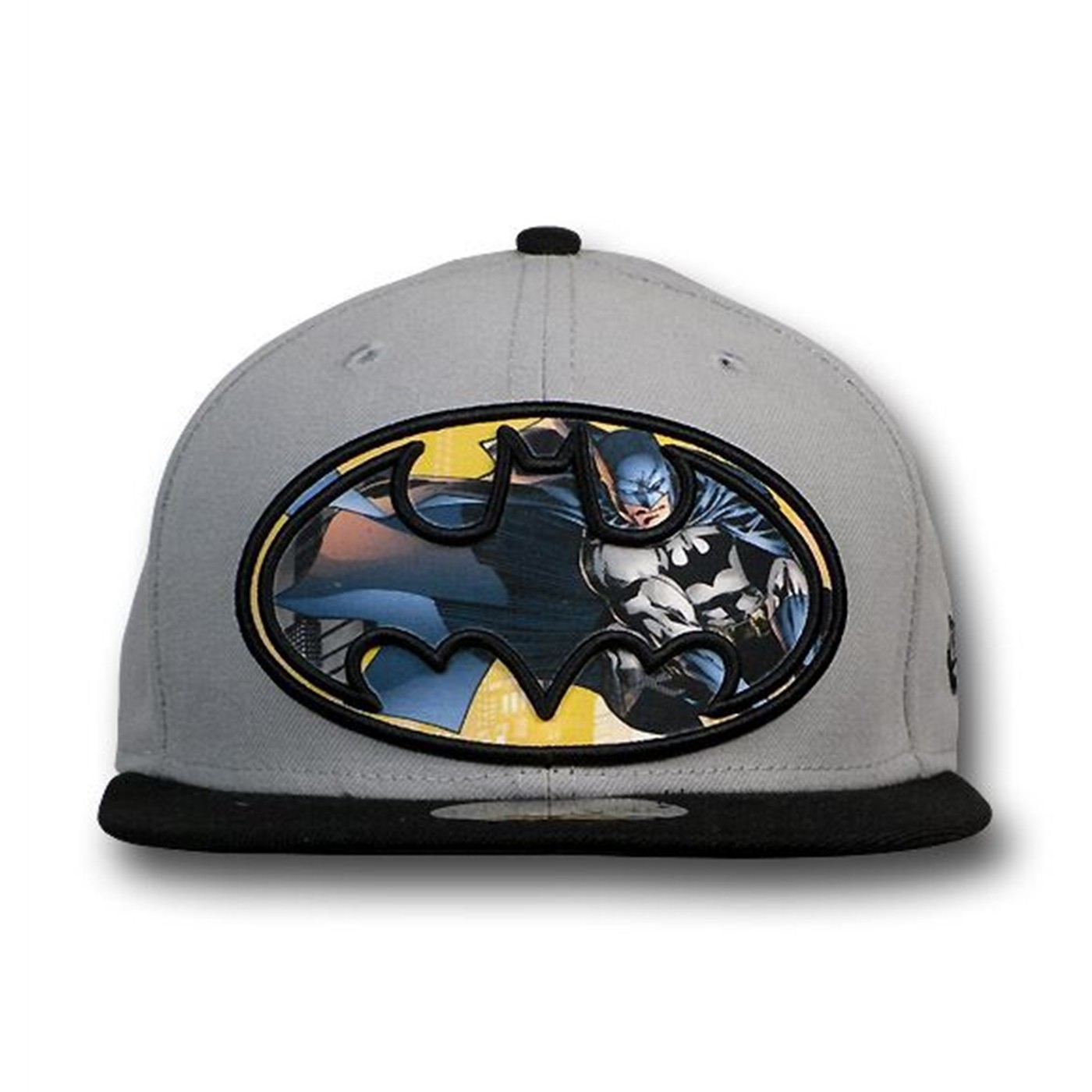 Batman Symbol Stalker Flat Bill 59Fifty Hat