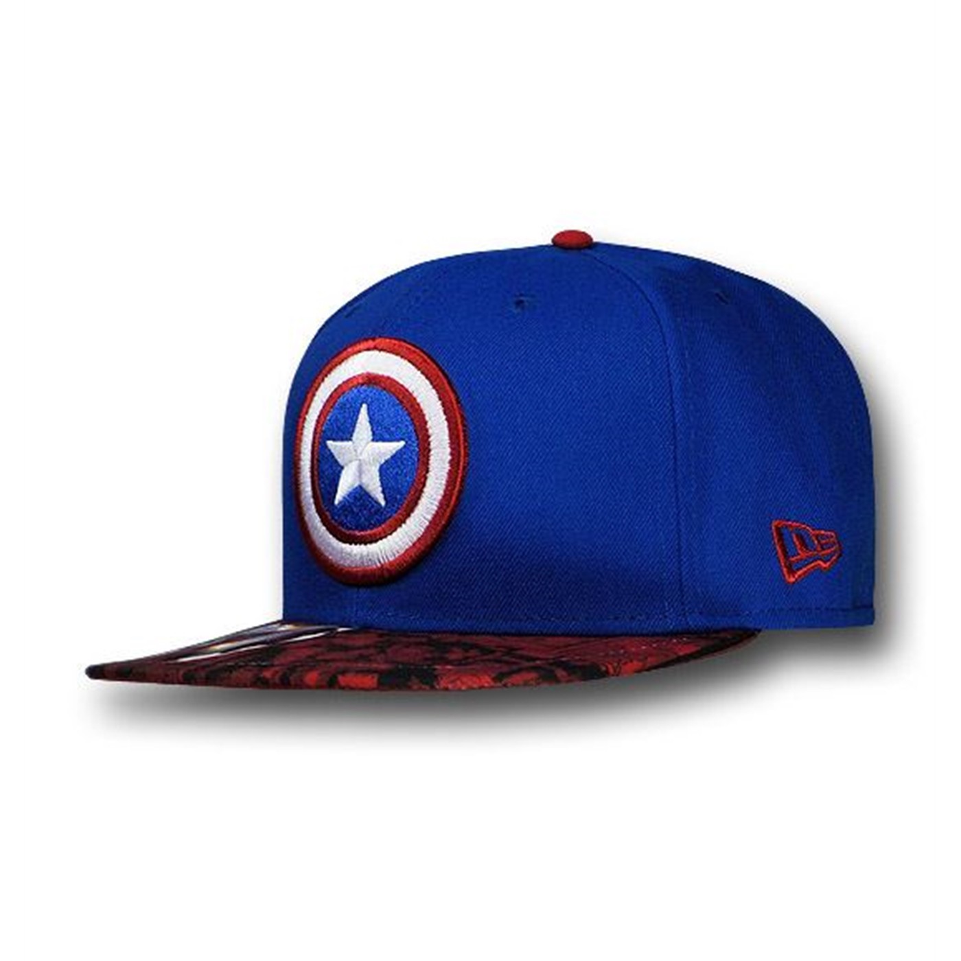 Captain America 59Fifty Sublimated Brim Cap