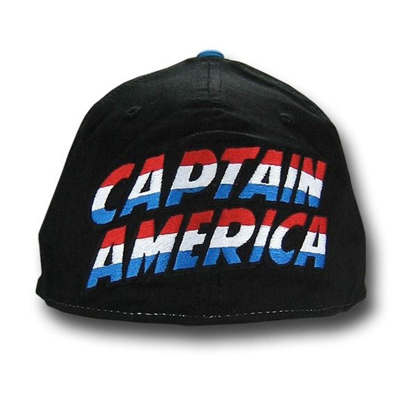 Captain America Eyes Flat Bill Baseball Cap
