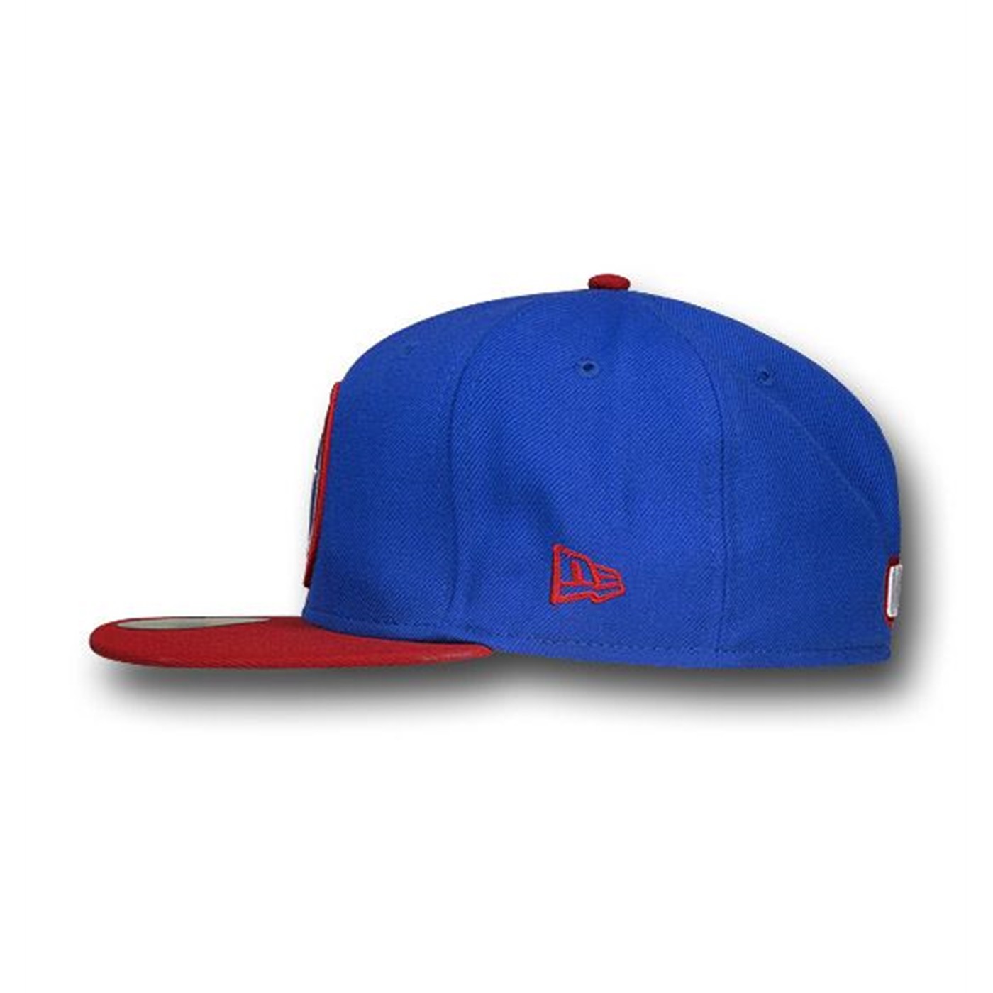 Captain America Side Image Flat Bill 59Fifty Cap