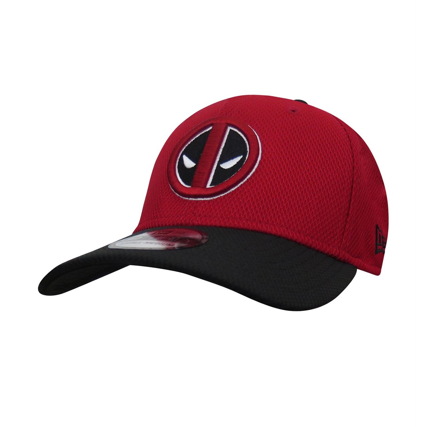 Deadpool Symbol Red & Black 39Thirty Fitted Hat