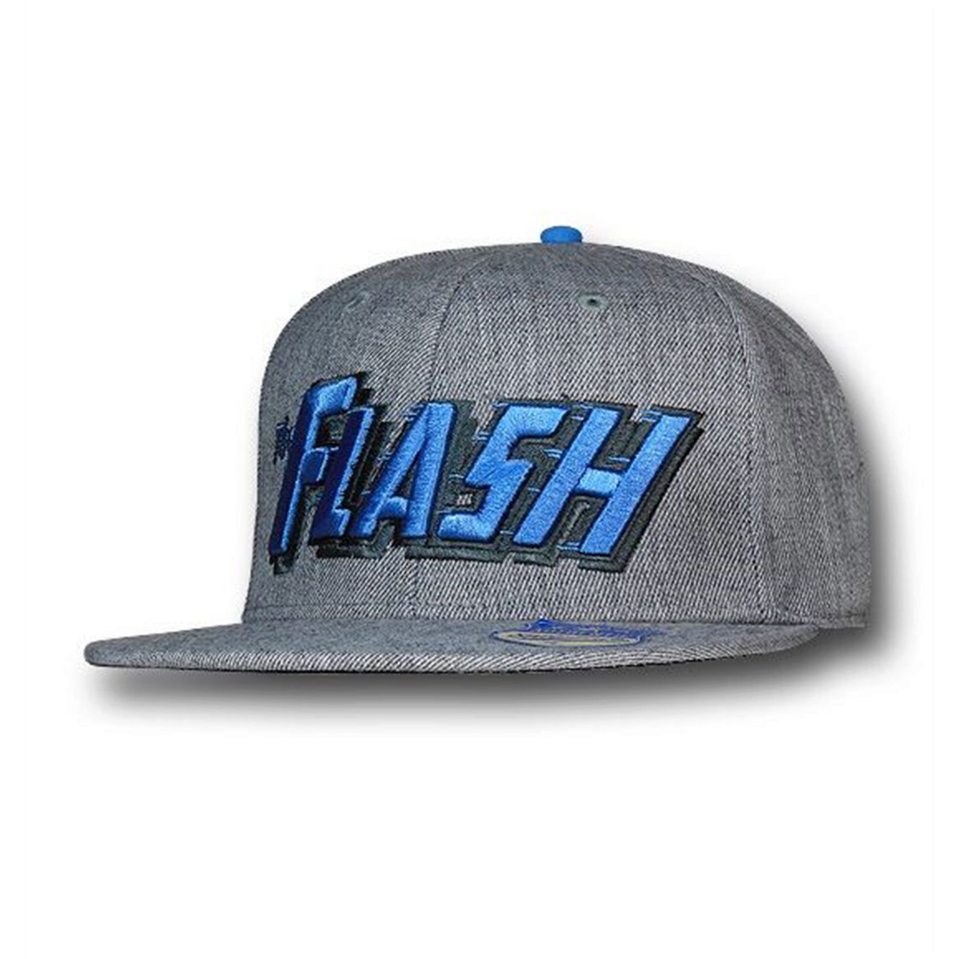 Flash Blue Logo Gray Baseball Cap