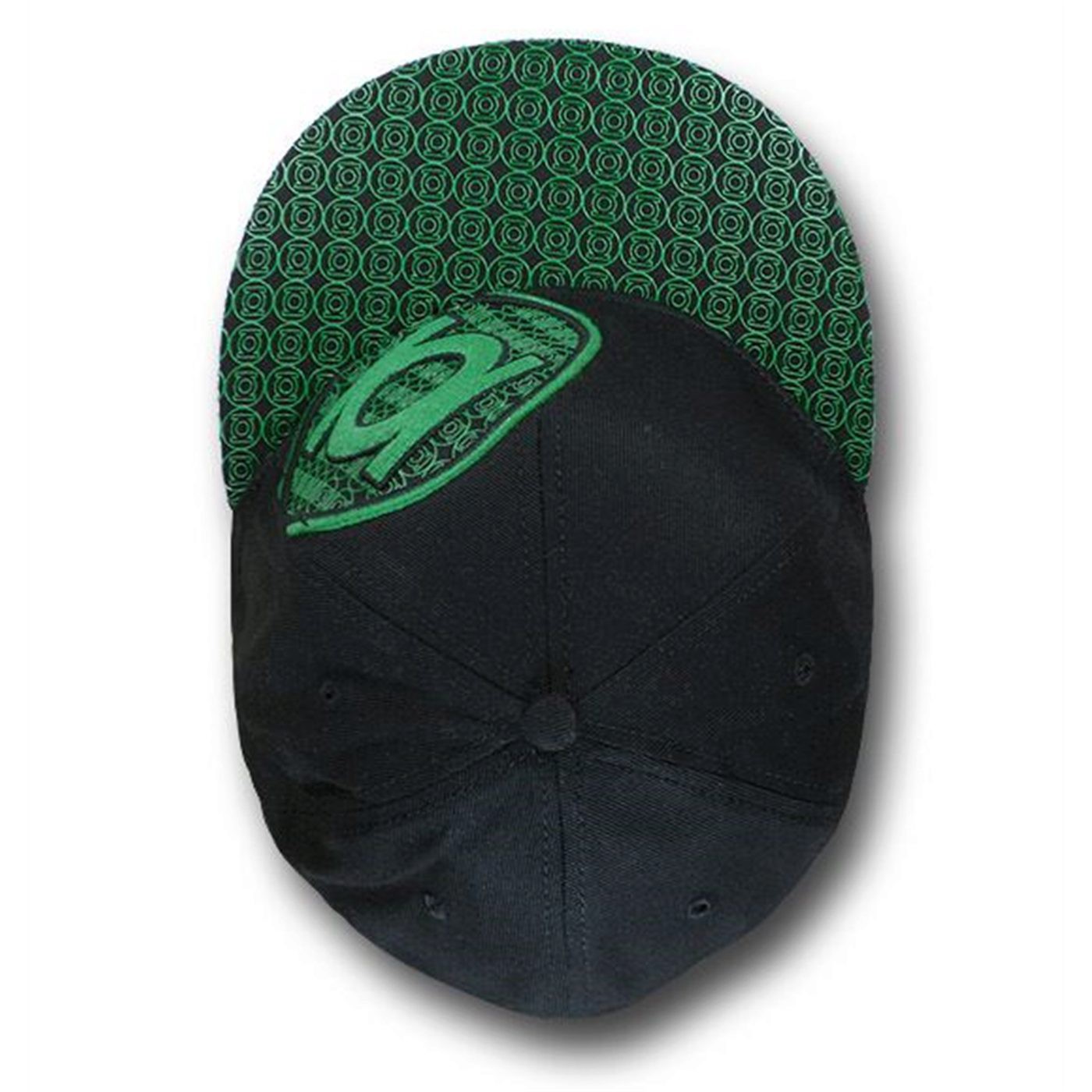 Green Lantern Offset Symbol Flat Bill Cap