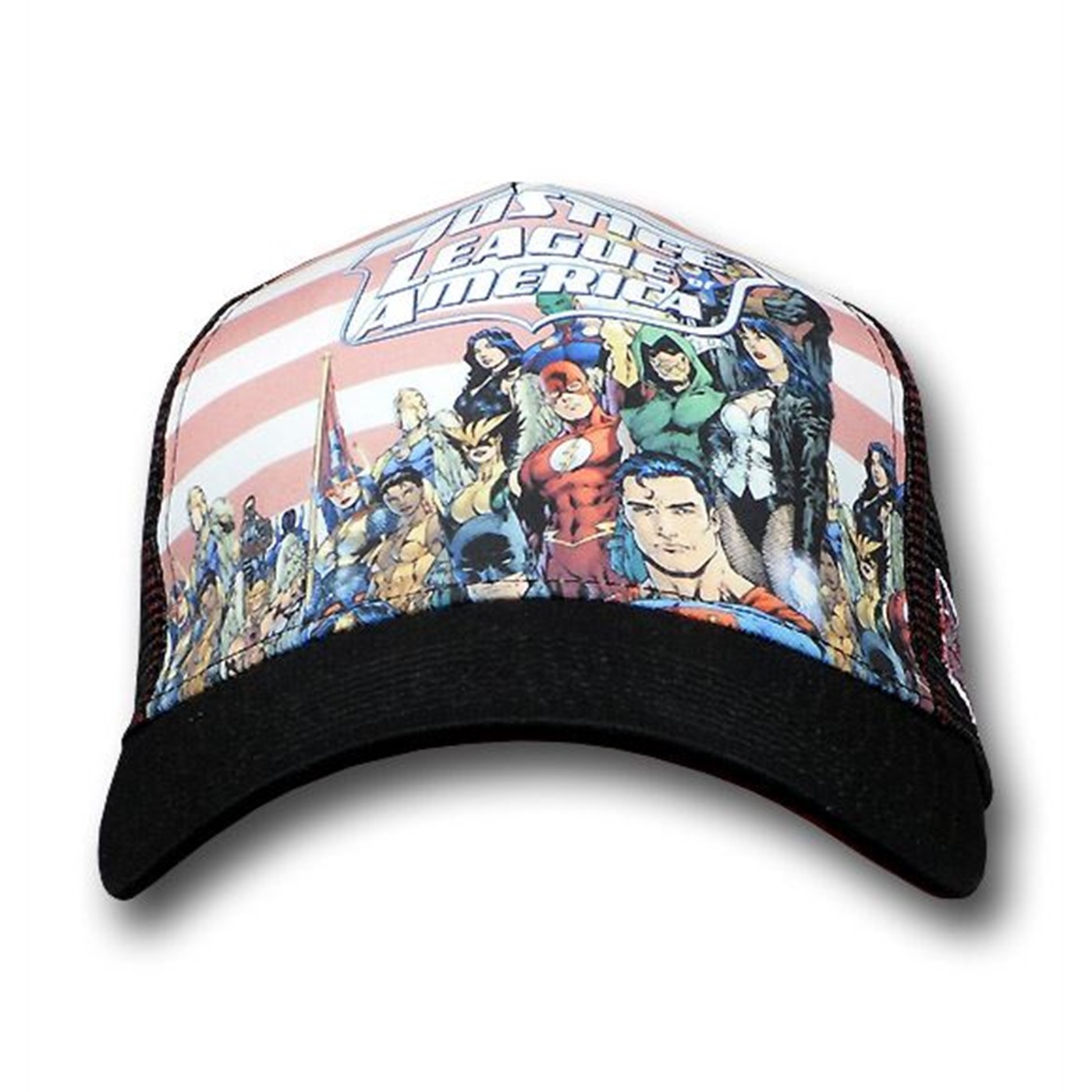 JLA Justice League Print Mesh Trucker Hat