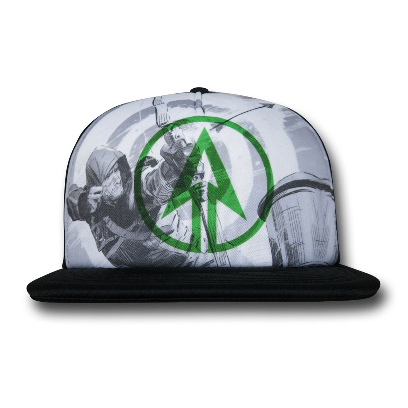 Green Arrow Symbol Trucker Hat