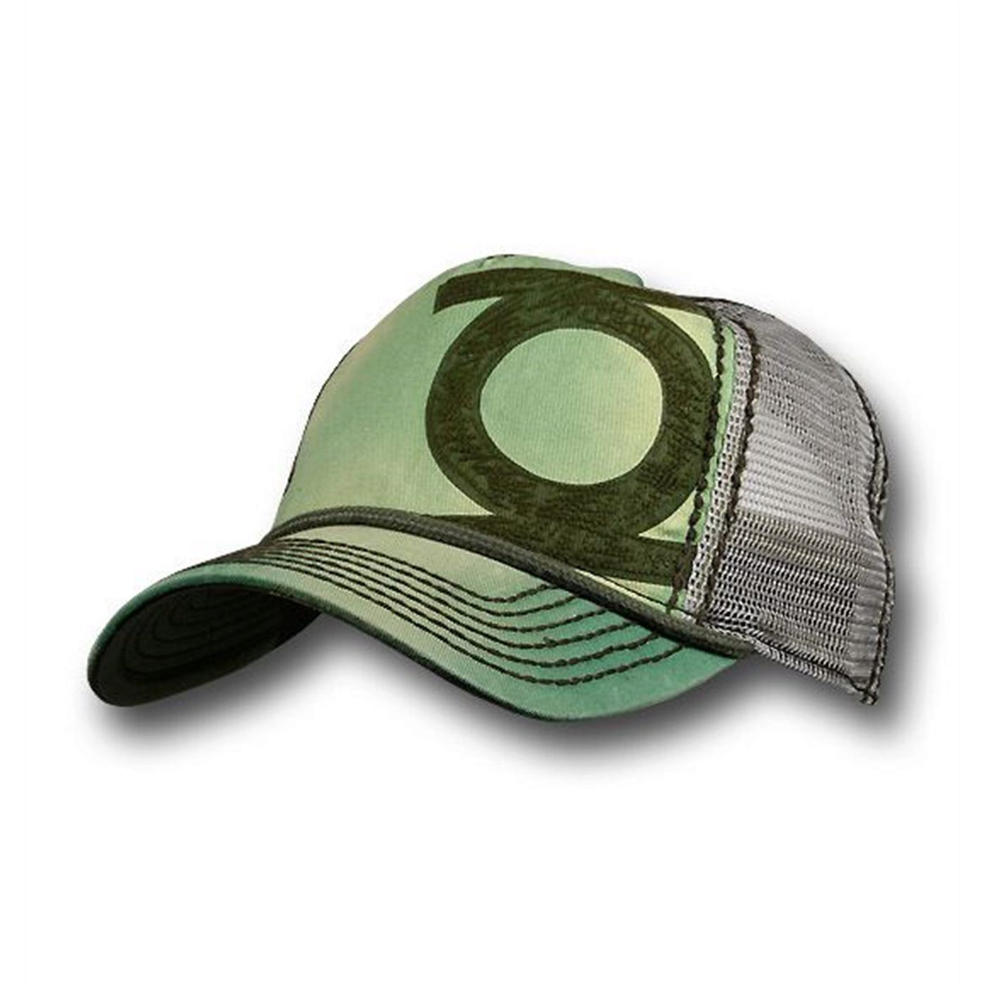 Green Lantern Adjustable Side Symbol Truckers Cap