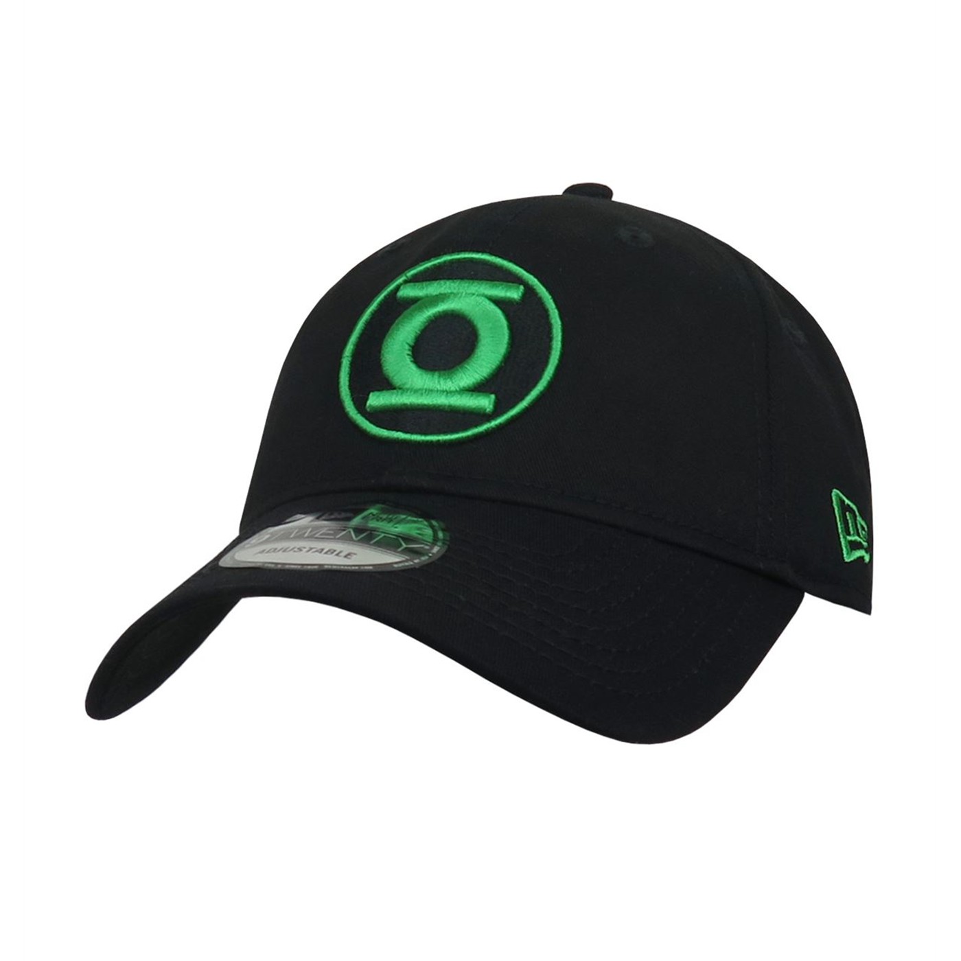 Green Lantern Symbol Black 9Twenty Adjustable Hat