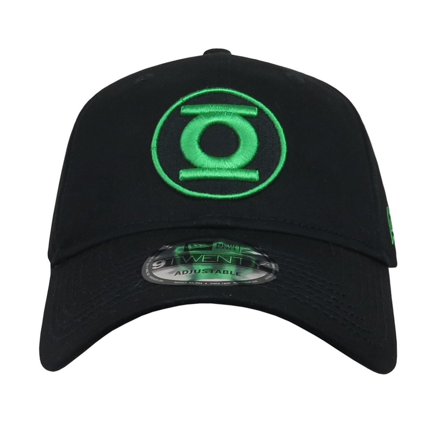 Green Lantern Symbol Black 9Twenty Adjustable Hat