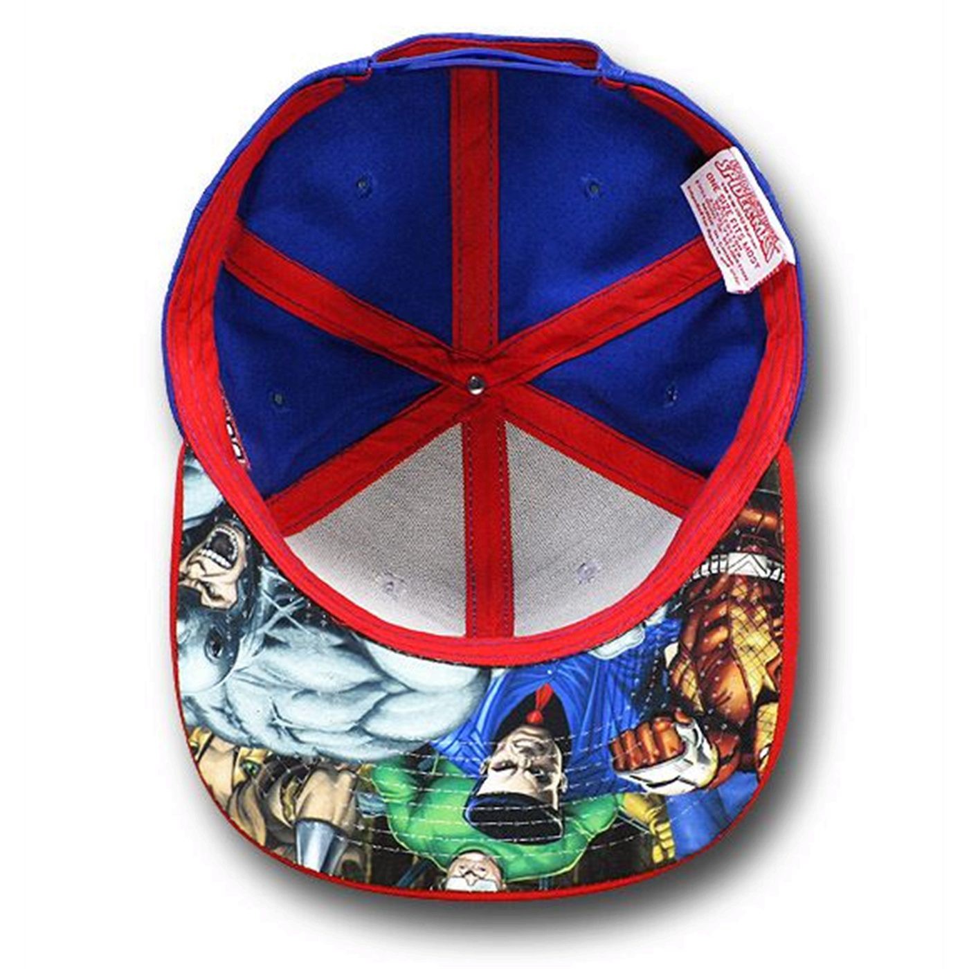 Spiderman Image Filled Symbol Snapback Cap