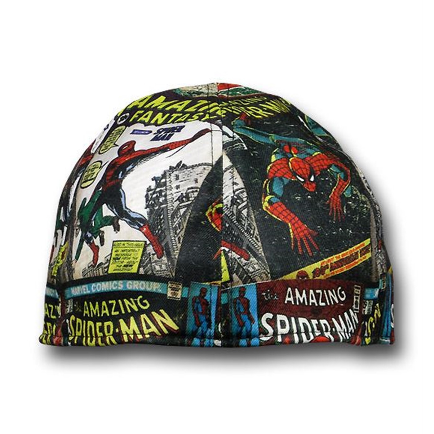 Amazing Spiderman Comic Covers Flat Bill Cap
