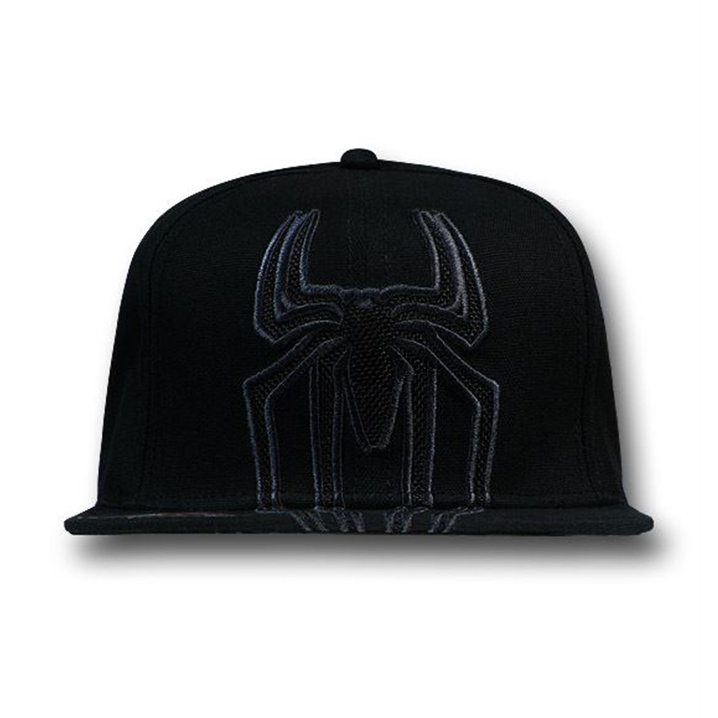 Amazing Spiderman Black Symbol Snapback Cap
