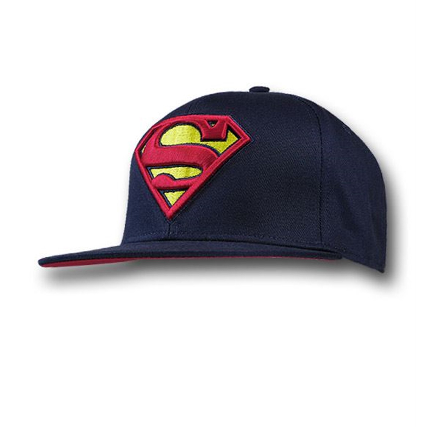 Superman Flat Billed 3D Symbol Baseball Cap
