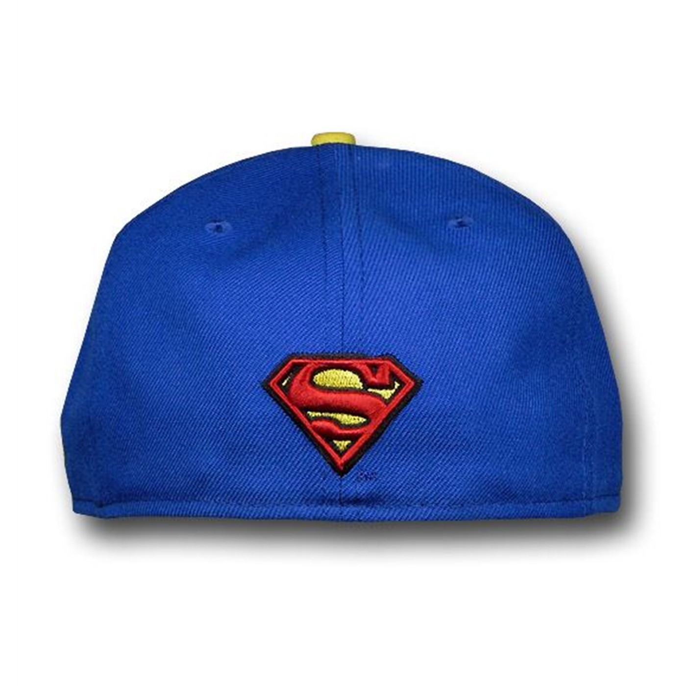 Superman Outline 59Fifty Blue Red Flat Bill Cap
