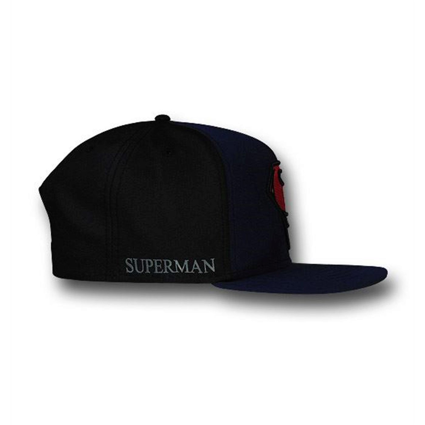 Superman Man of Steel Movie Symbol Navy Snapback Cap