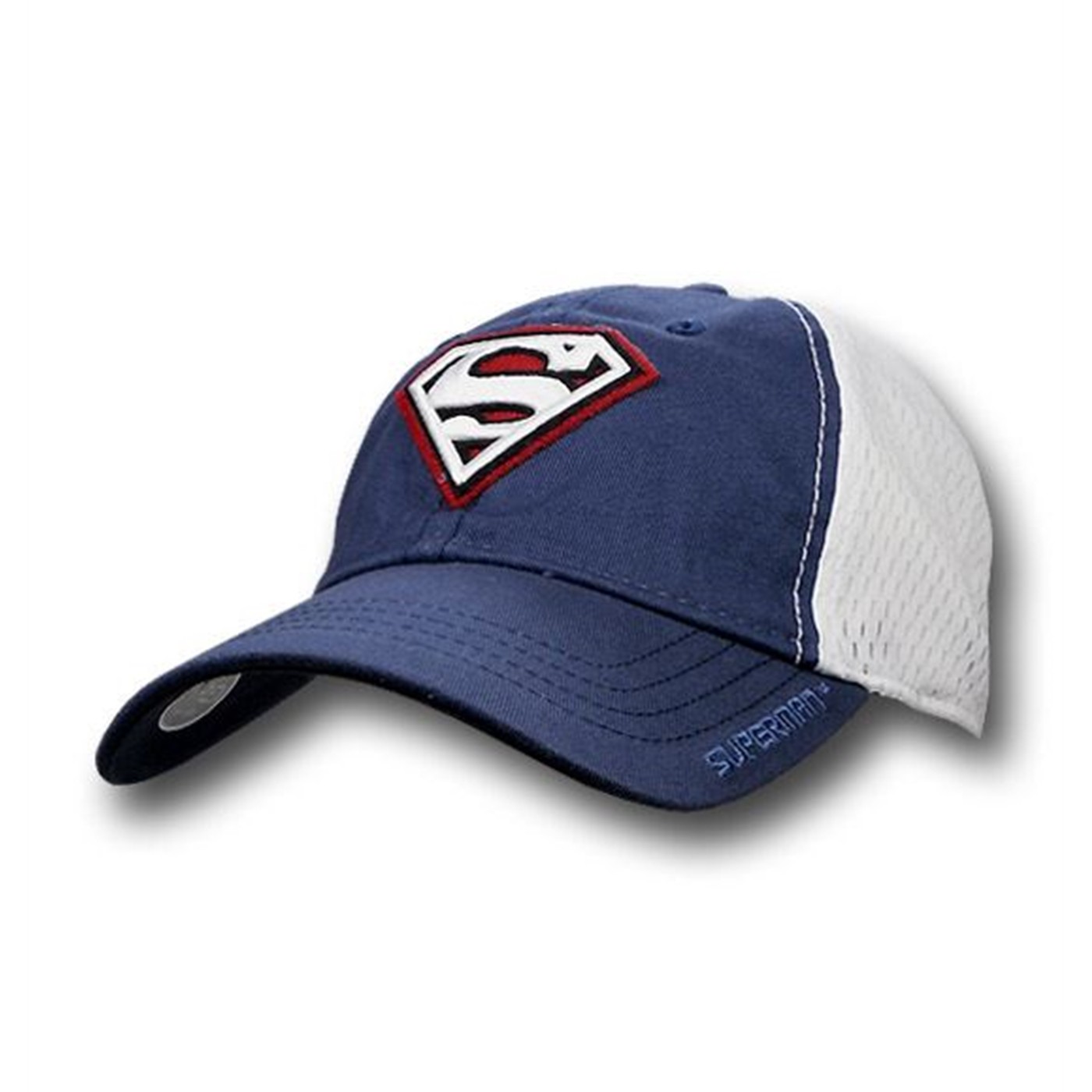 Superman Navy Mesh Baseball Cap