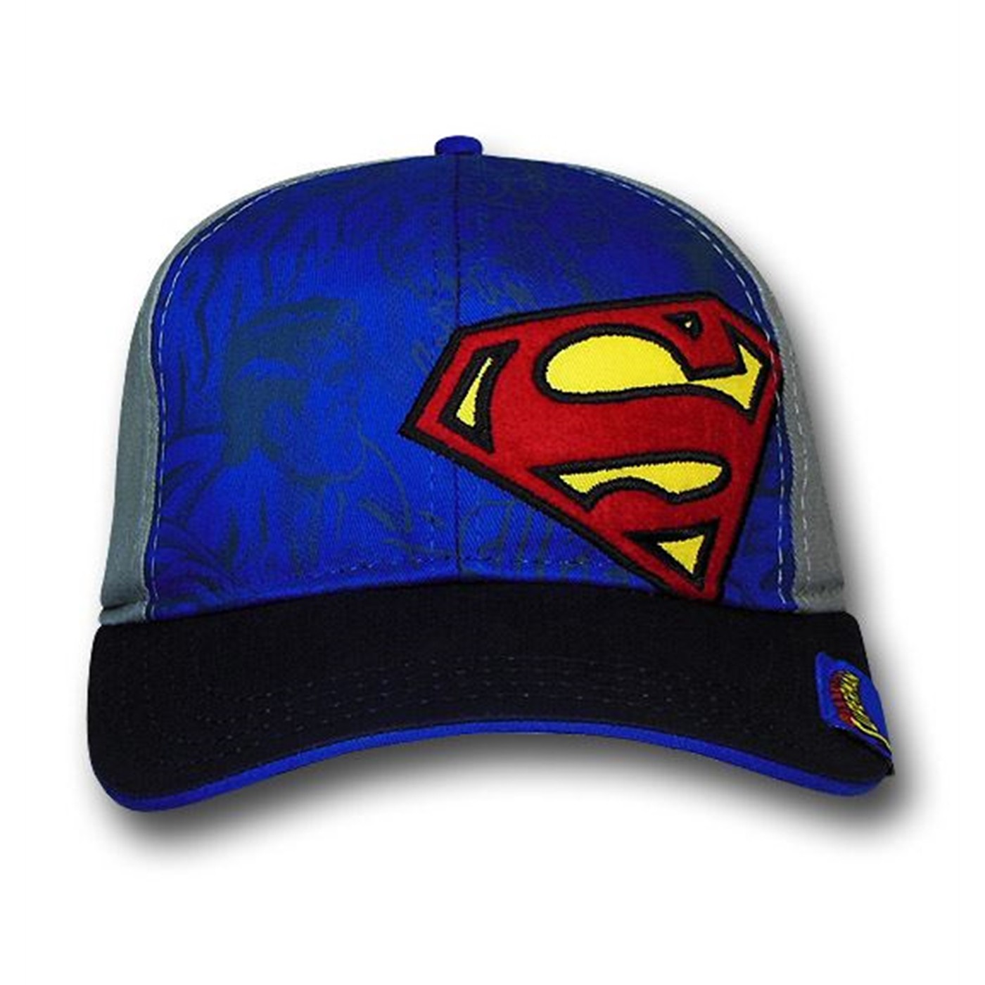 Superman Sublimated Action and Symbol Adjustable Youth Cap