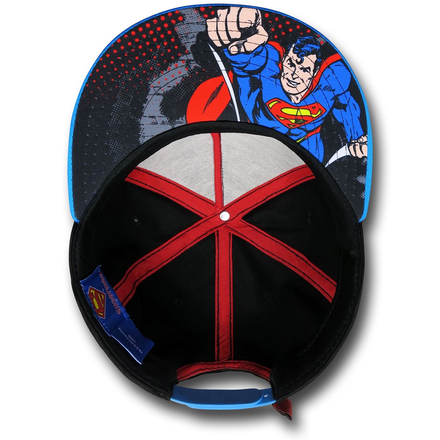 Superman Red Symbol Sublimated Cap