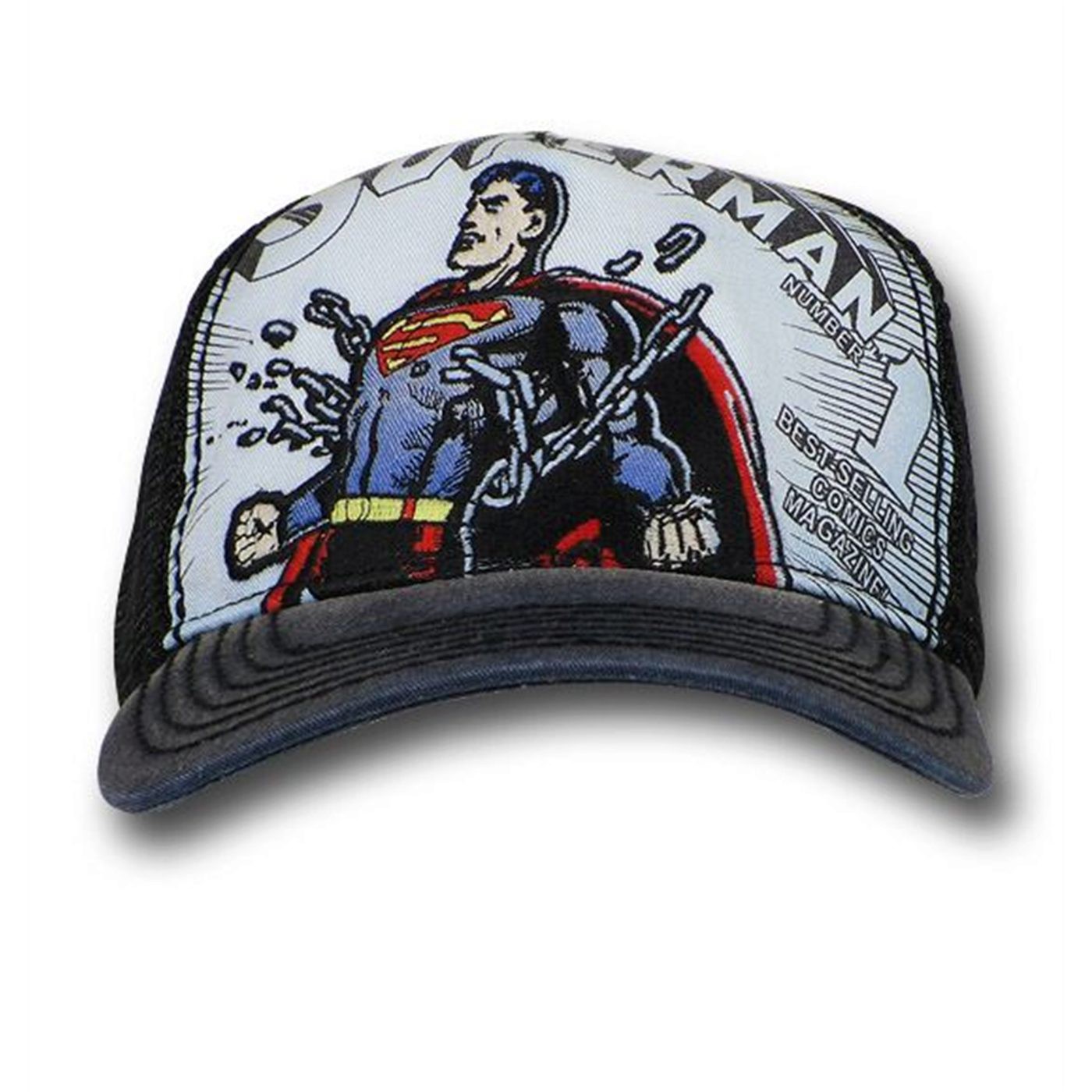 Superman Chain Break Embroidered Baseball Cap