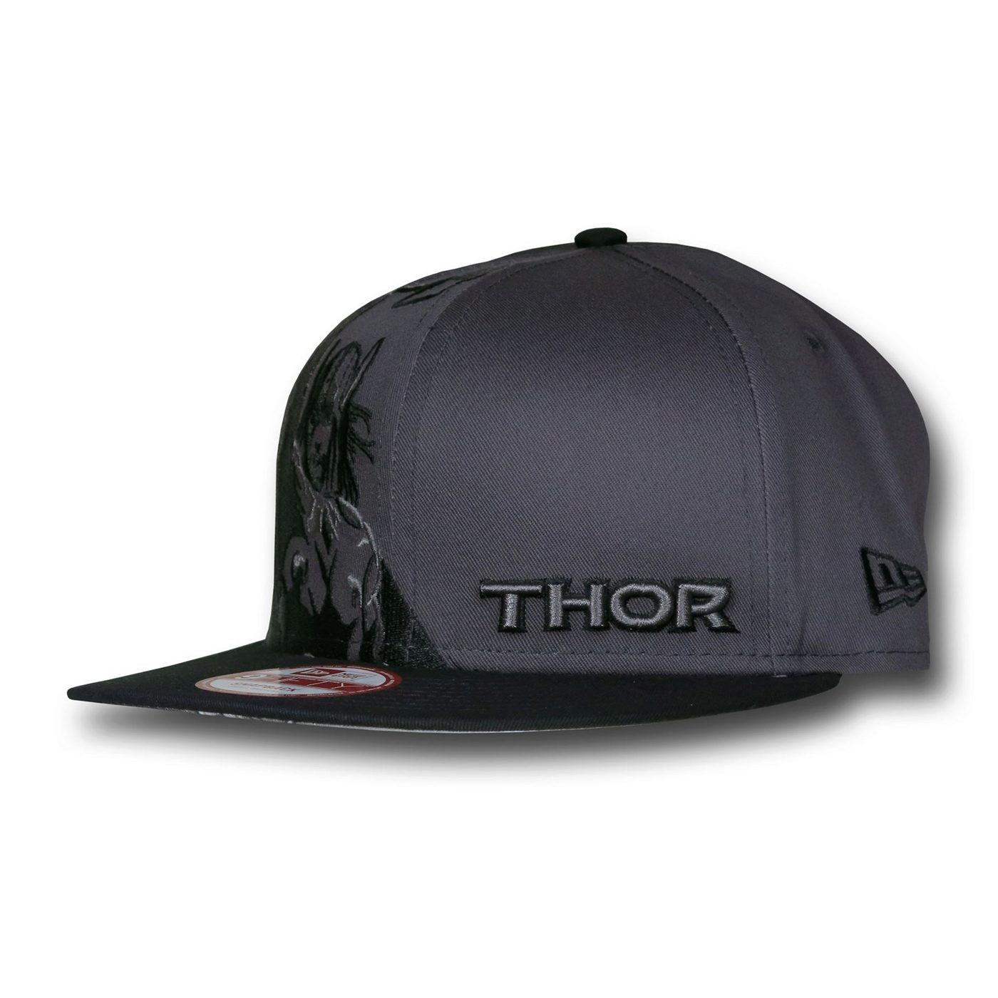 Thor Image Grey Black 9Fifty Snapback Cap