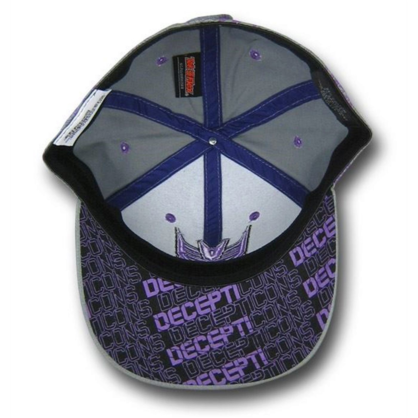 Transformers Decepticon Symbol Gray Baseball Cap