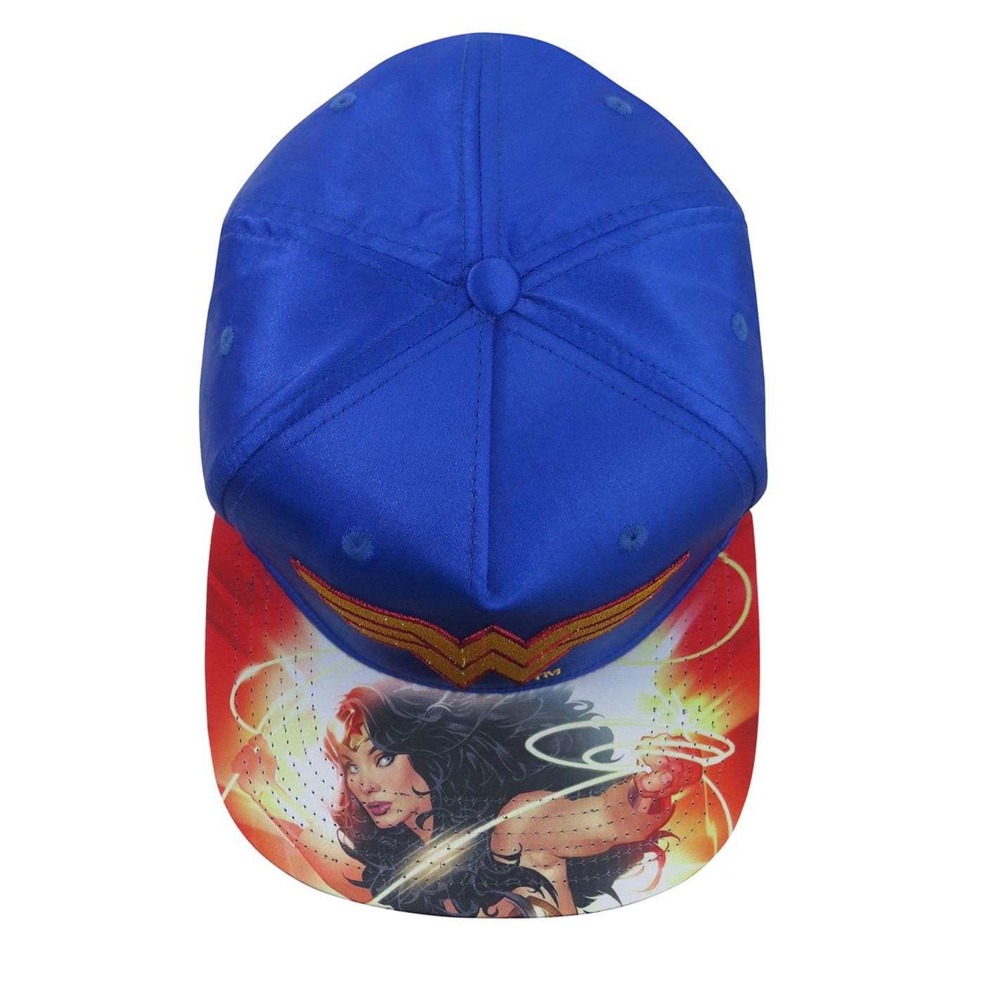 Wonder Woman Sublimated Bill Snapback Hat