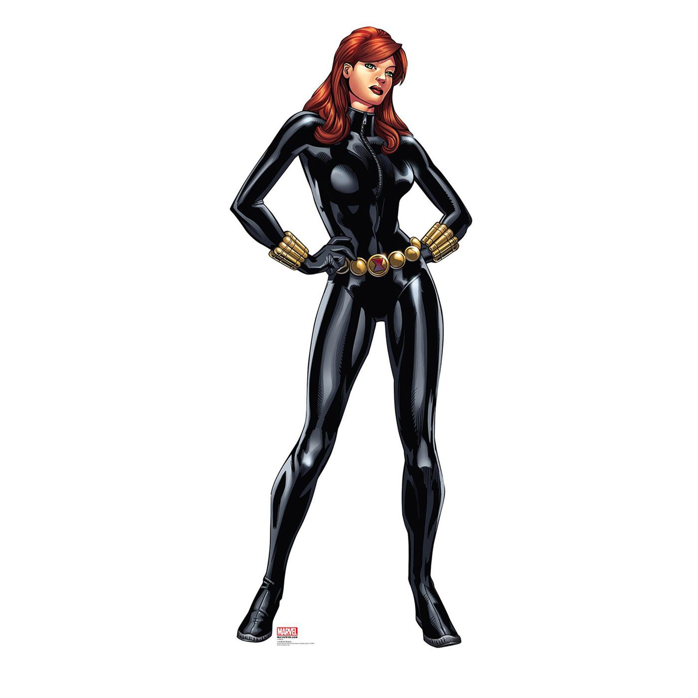 Black Widow Stance Comic Cardboard Standup