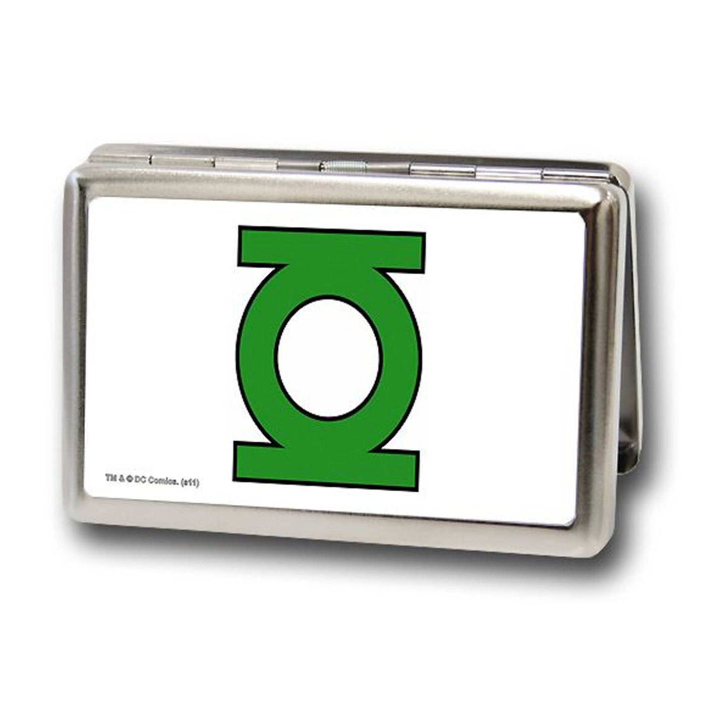 Green Lantern Symbol White Business Card Holder