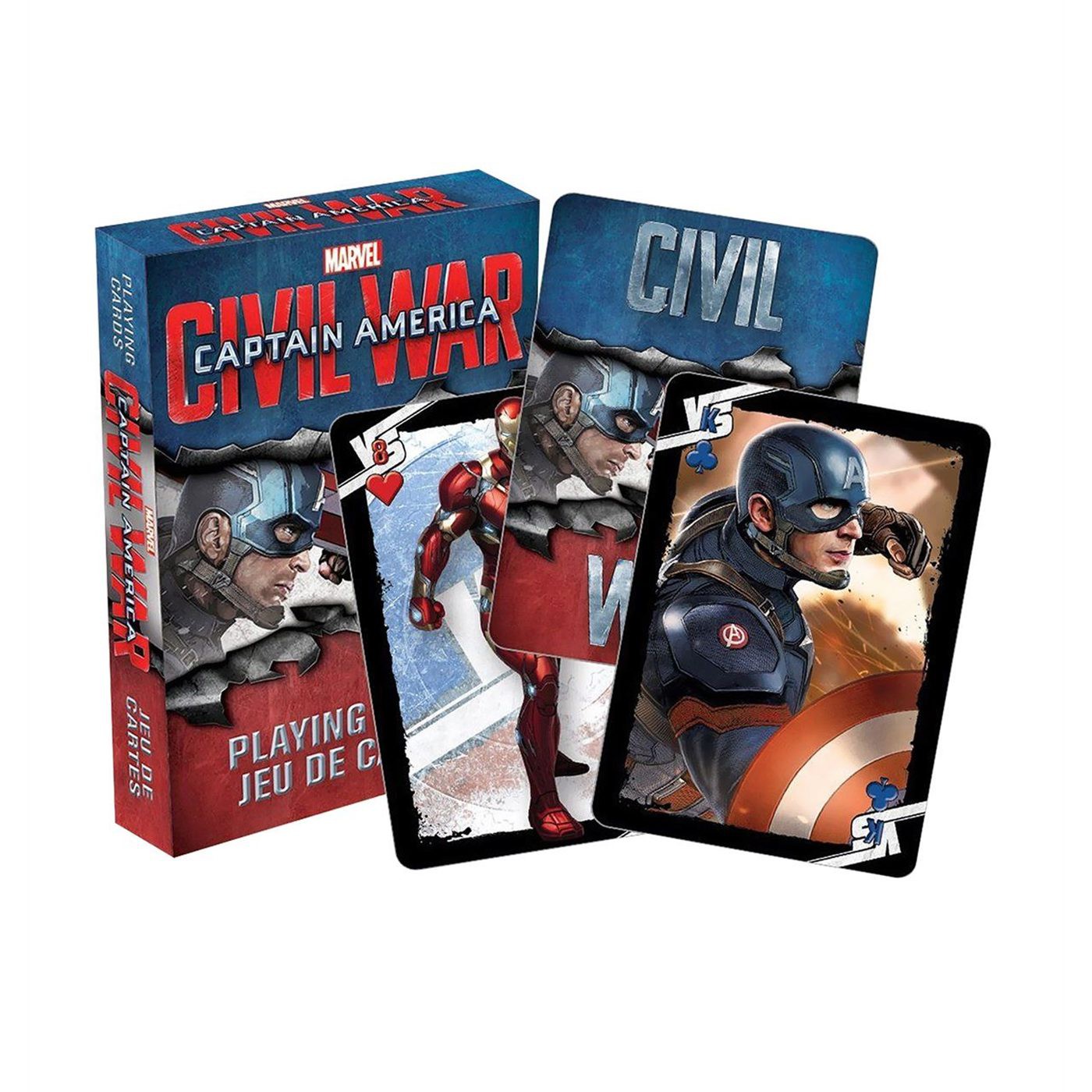 Captain America Civil War Playing Cards