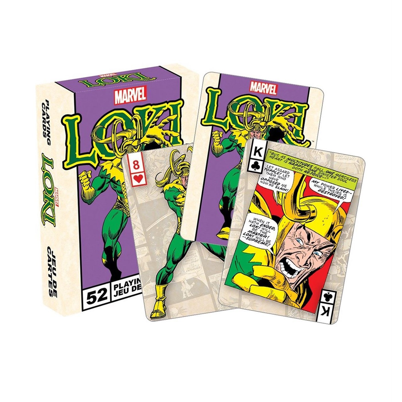 Loki Retro Image Playing Cards