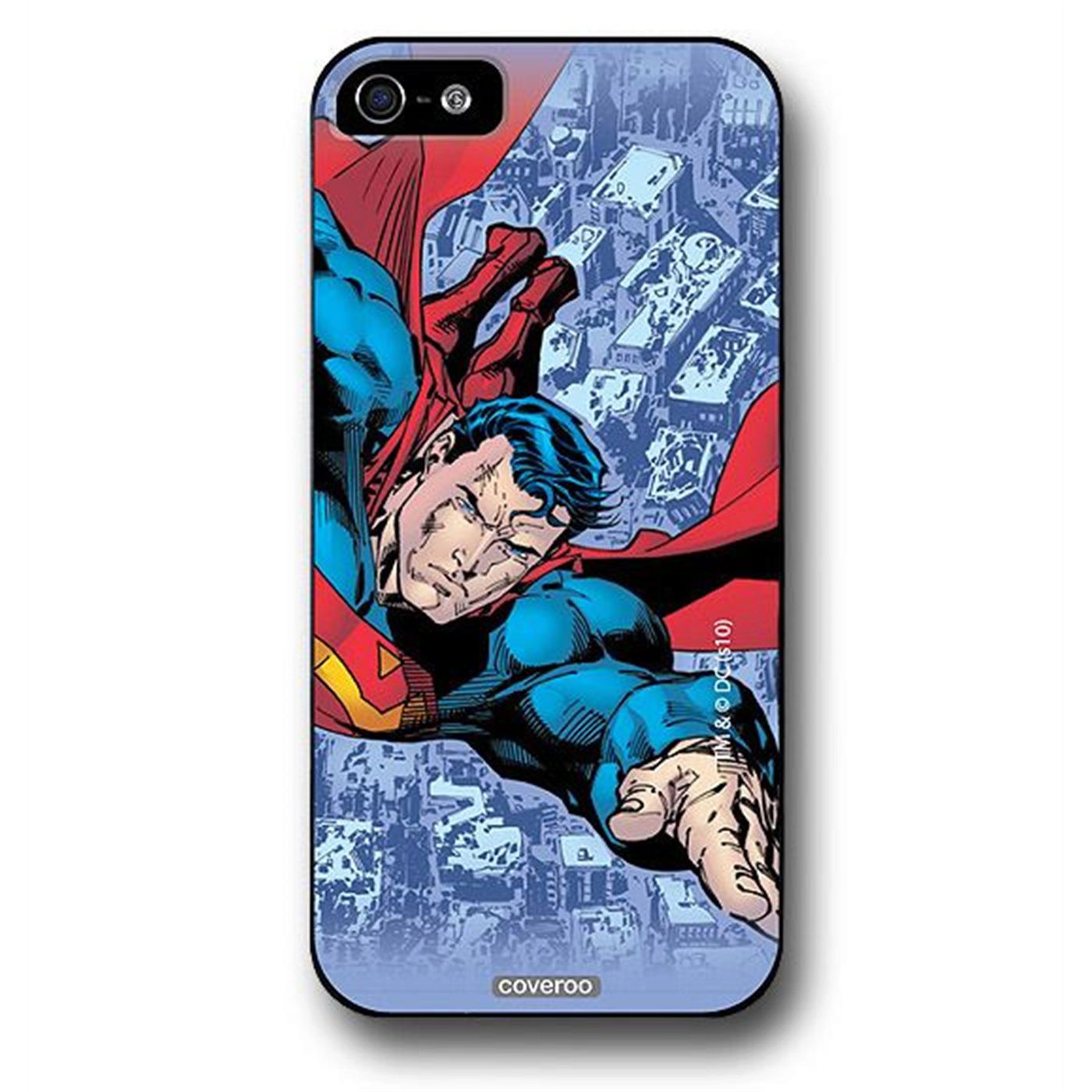 Superman Strafing Ruins iPhone 5 Snap Case