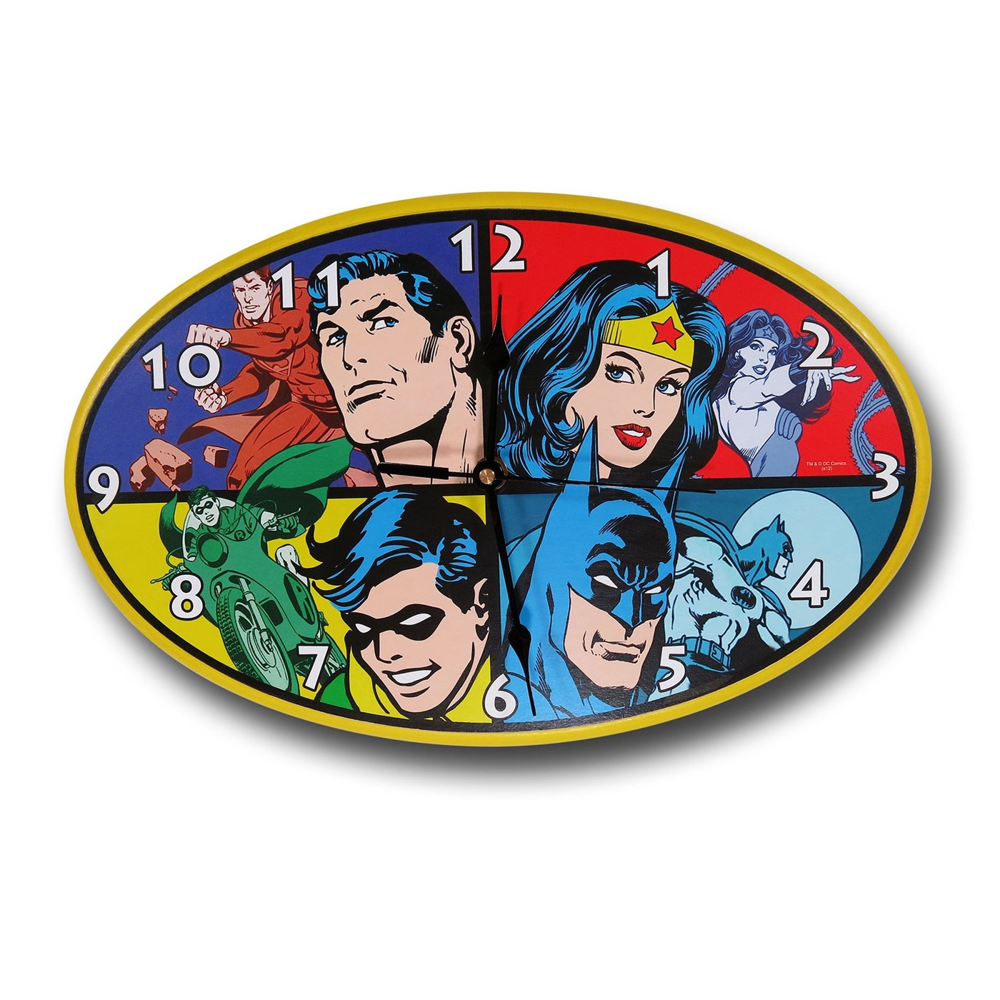 DC Retro Heroes Wall Clock
