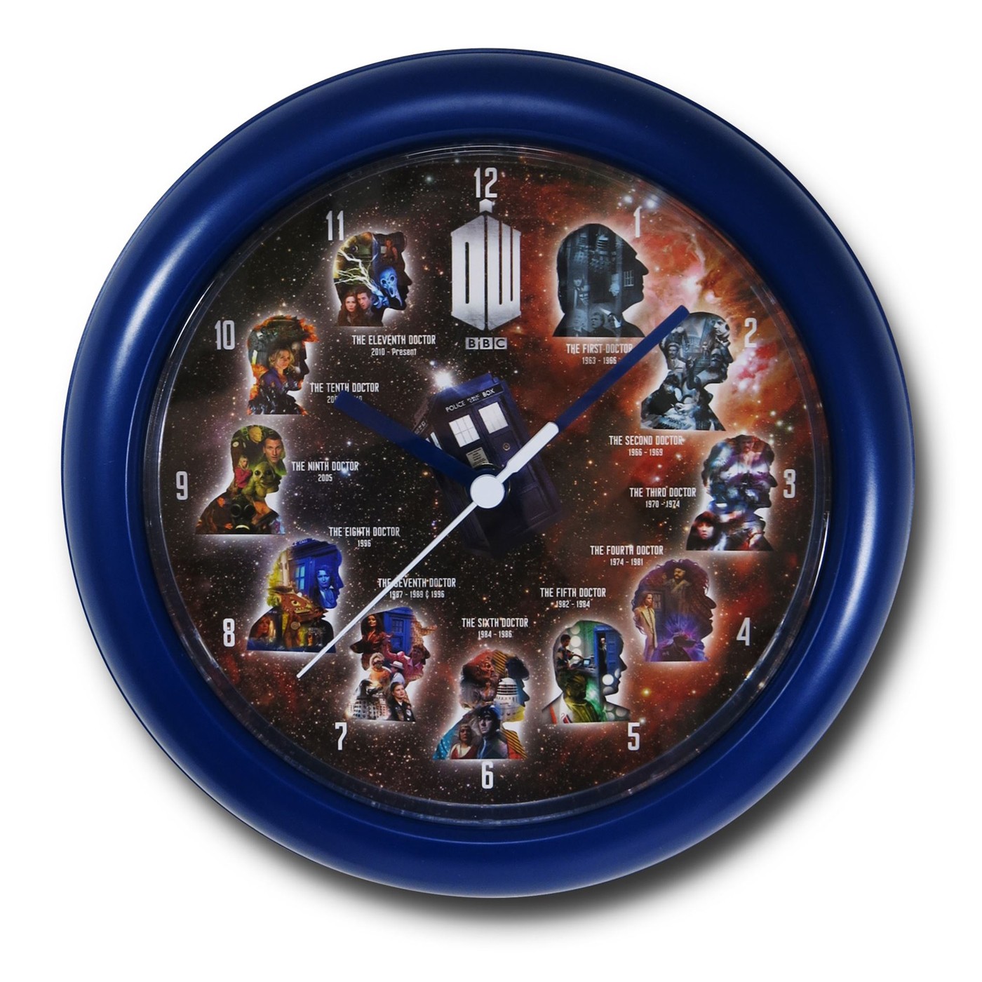 Doctor Who 11 Doctors Wall Clock