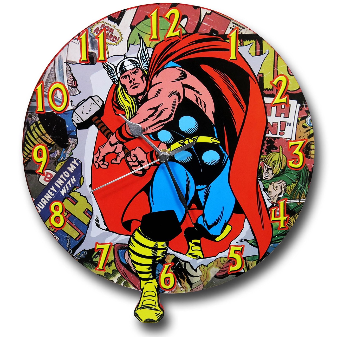 Thor Stepping Out Wall Clock