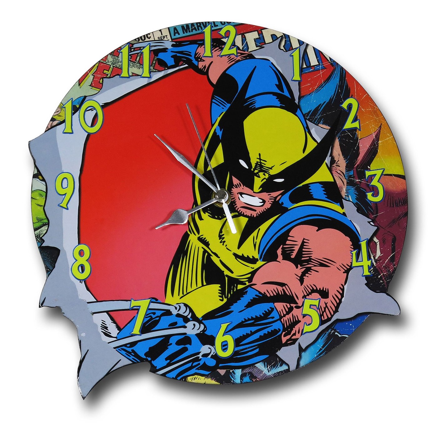 Wolverine Slash Through Wall Clock
