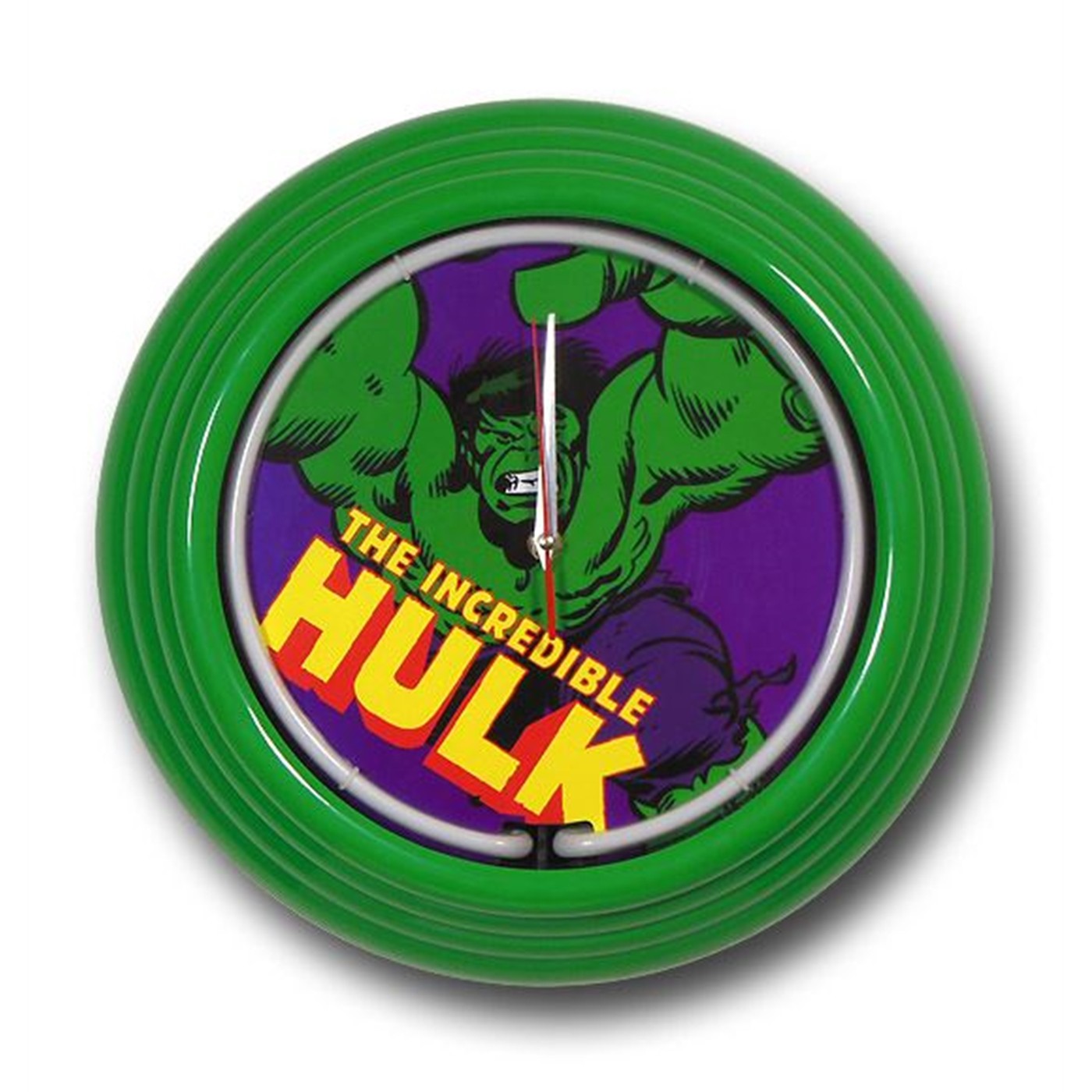 Hulk Retro Neon Wall Clock
