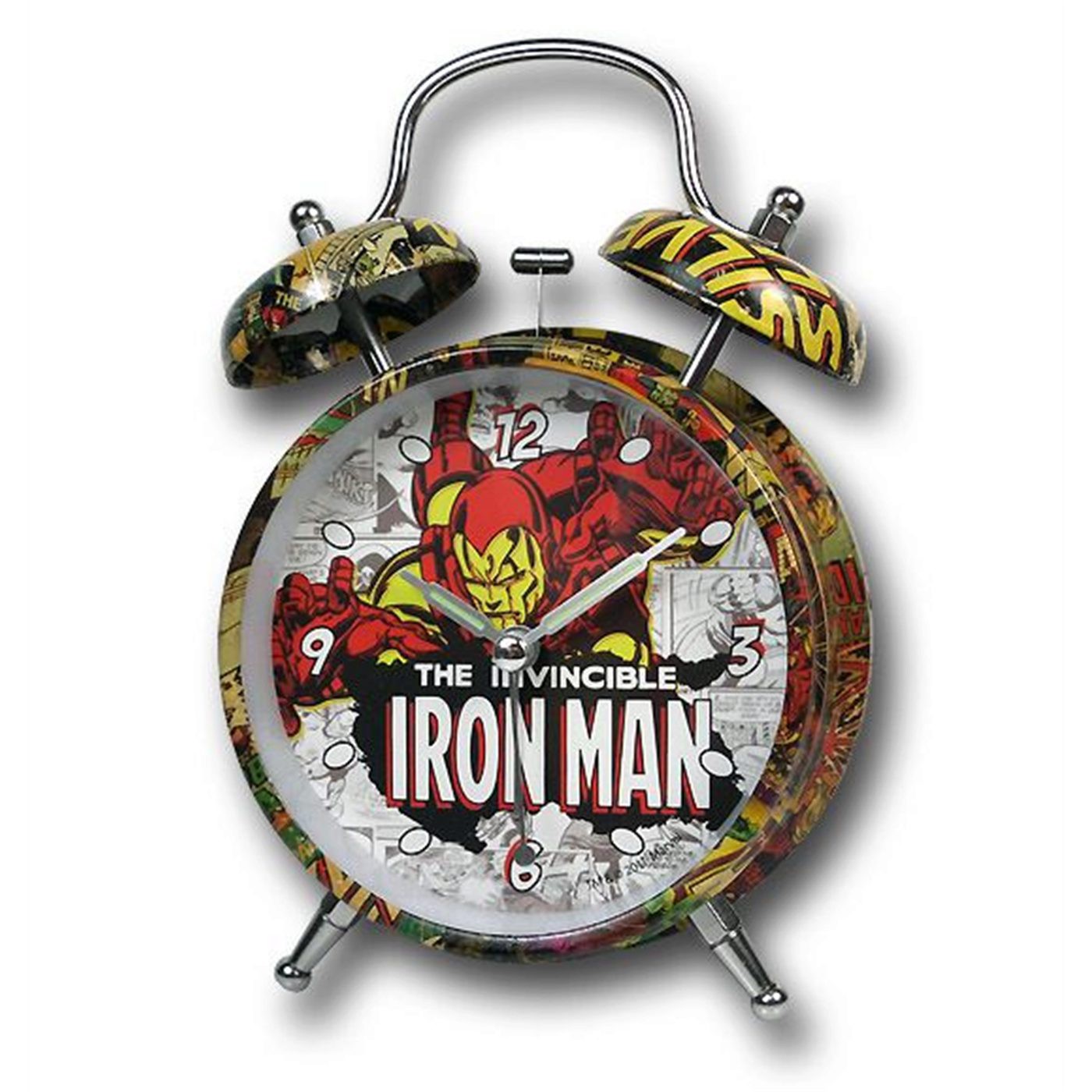 Iron Man Mosaic Alarm Clock