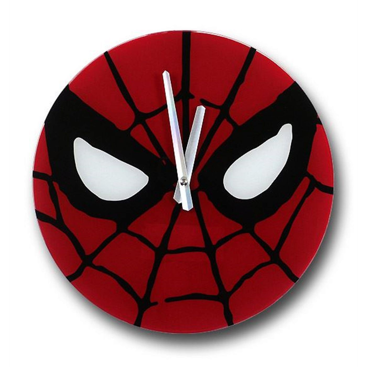 Spiderman Eyes Glass Clock