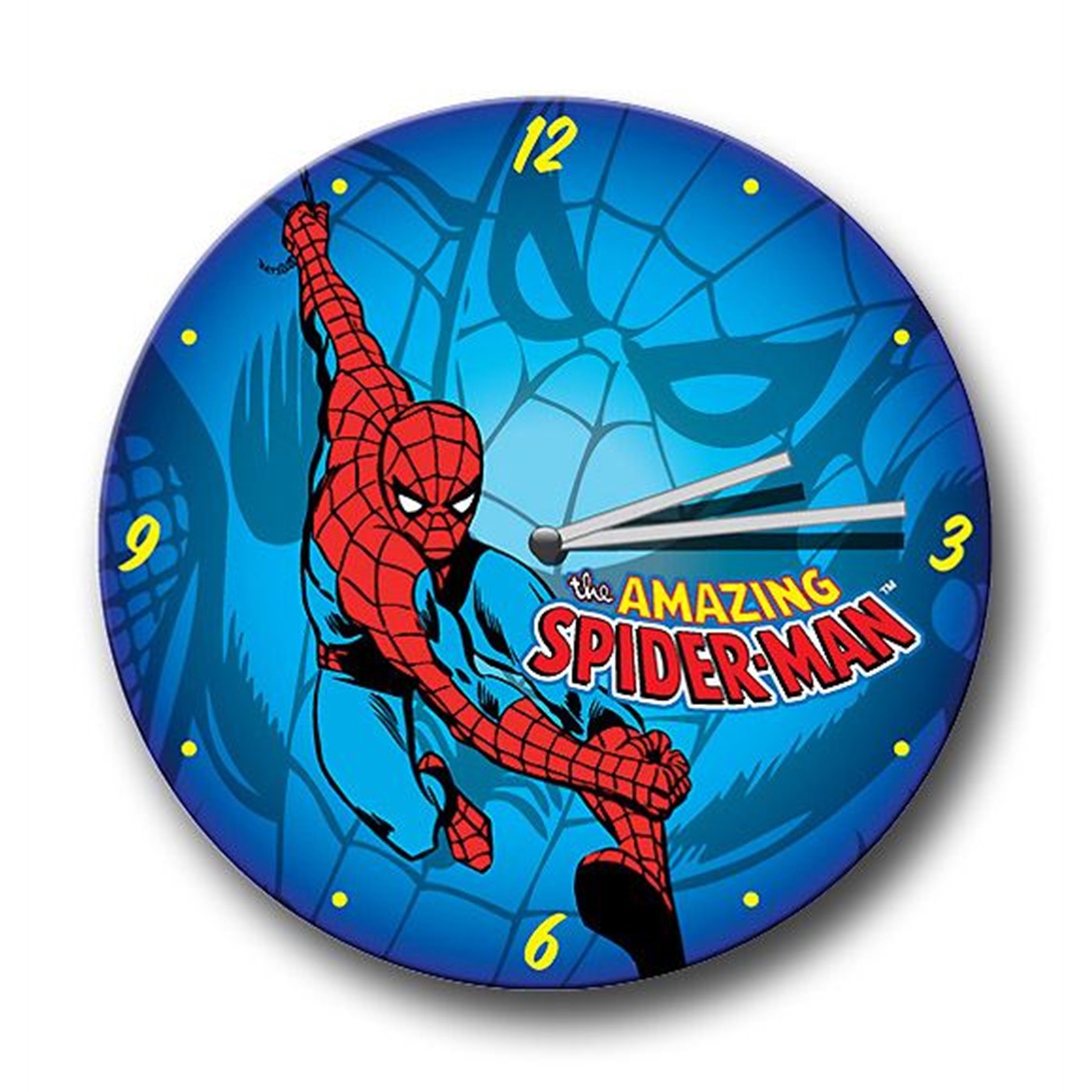 The Amazing Spider-Man Wood Wall Clock