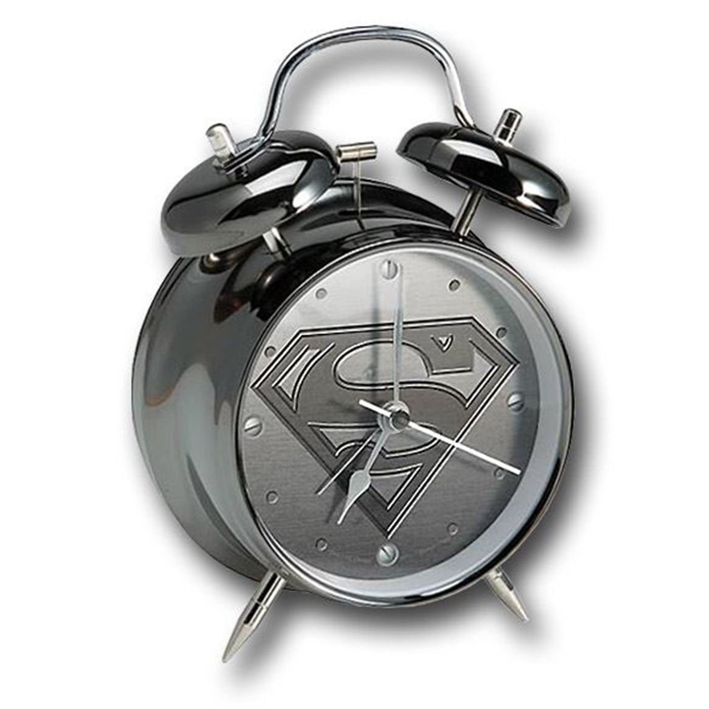Superman Silver Alarm Clock