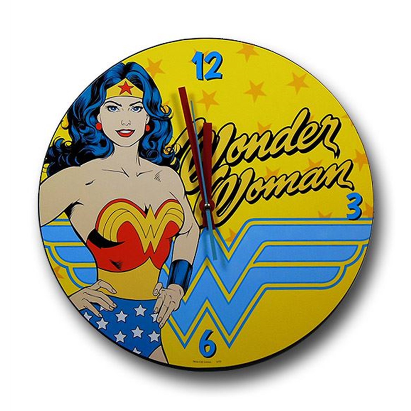 Wonder Woman Hero Pose Wall Clock
